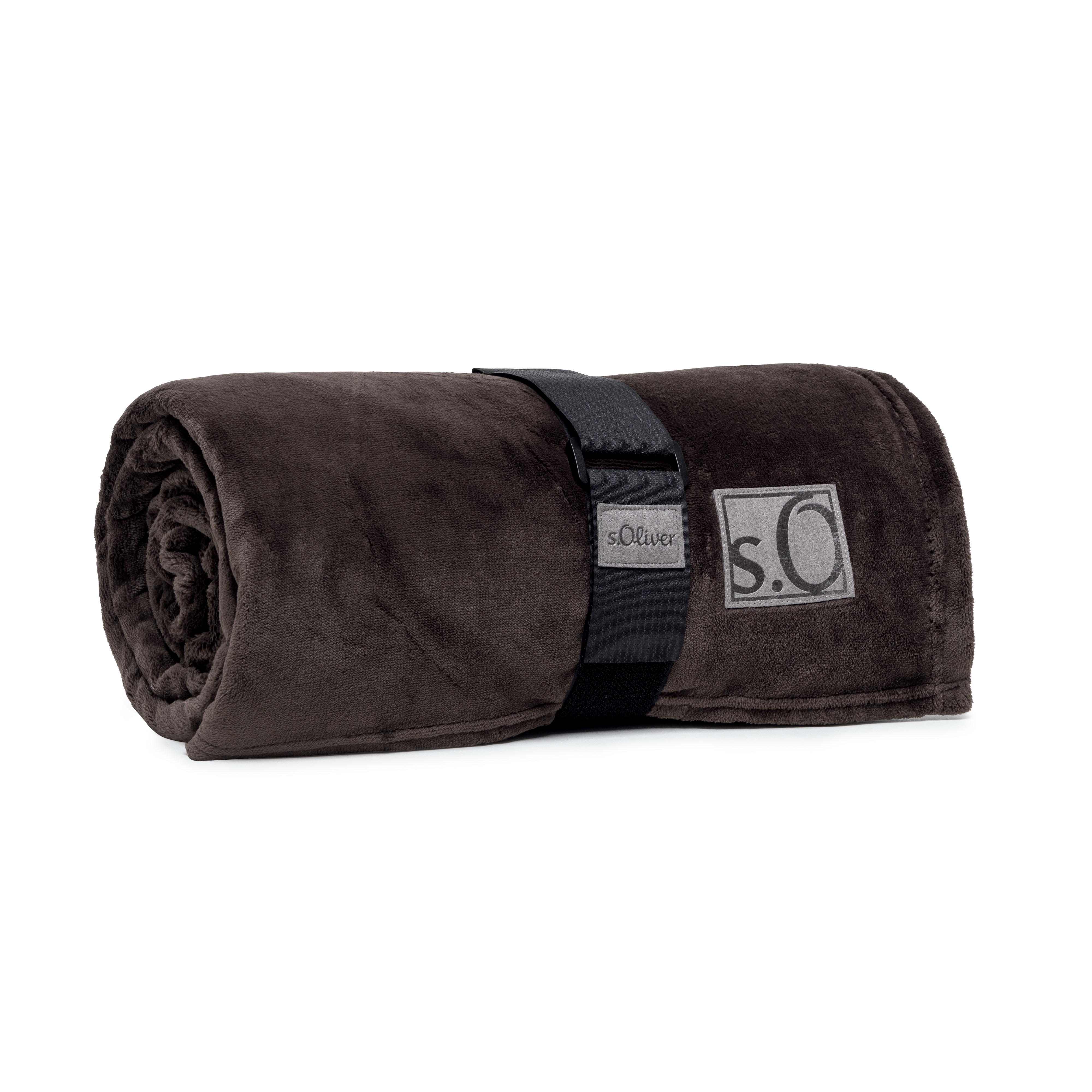 Kuschelsoftdecke S.Oliver - 150x200 cm, dunkelbraun