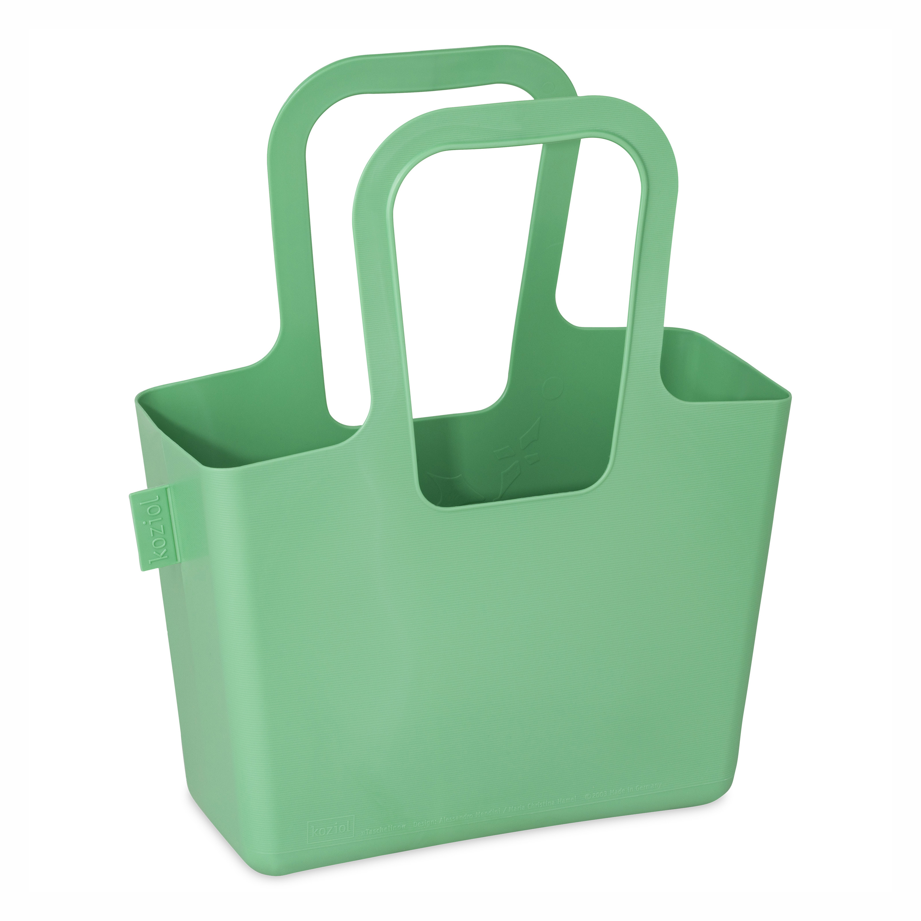 Shopper "Taschelino" - mid green, ca. 13x32,7x38,6 cm