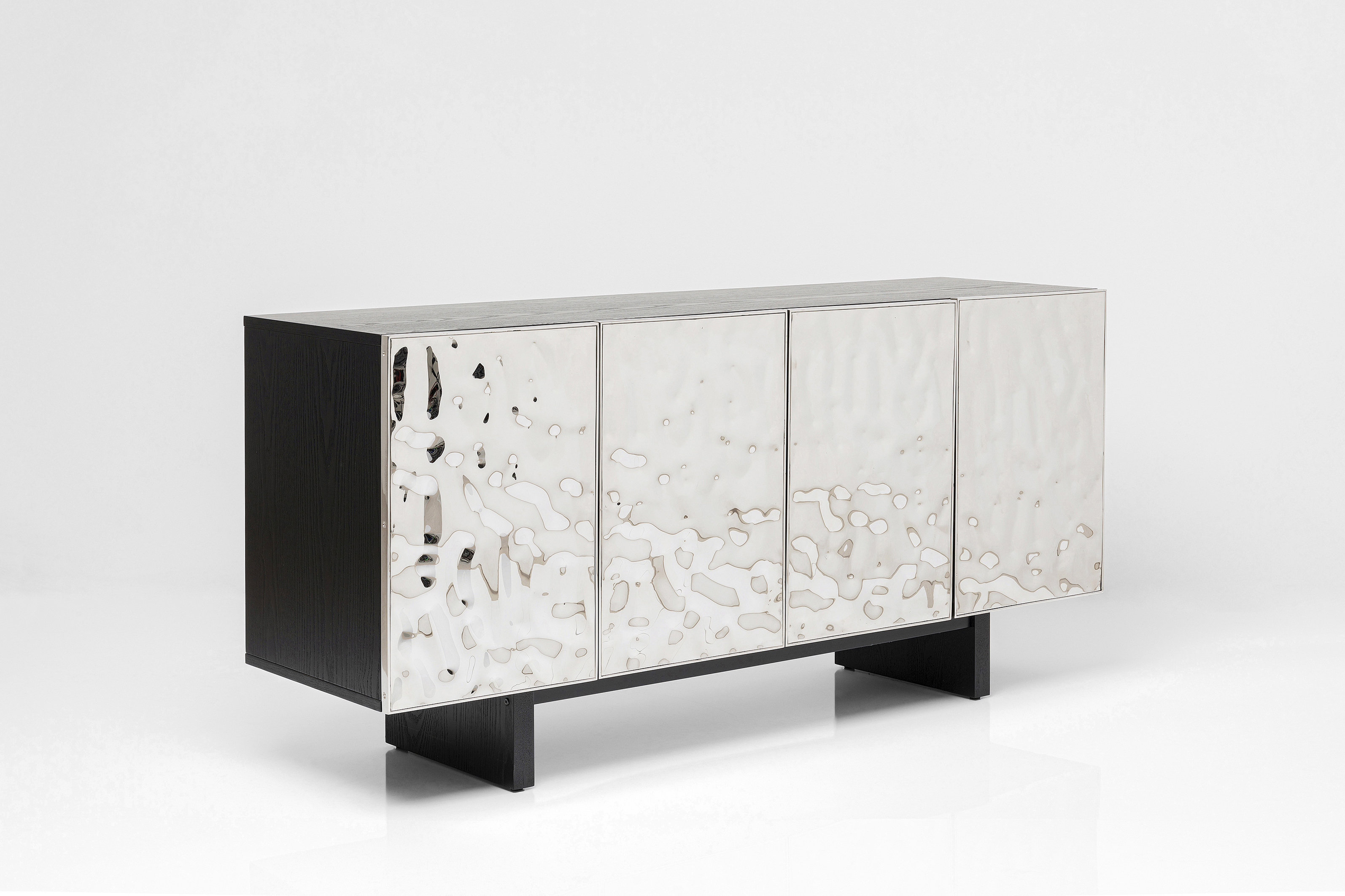 Sideboard Caldera, Esche furniert, Edelstahl - Caldera