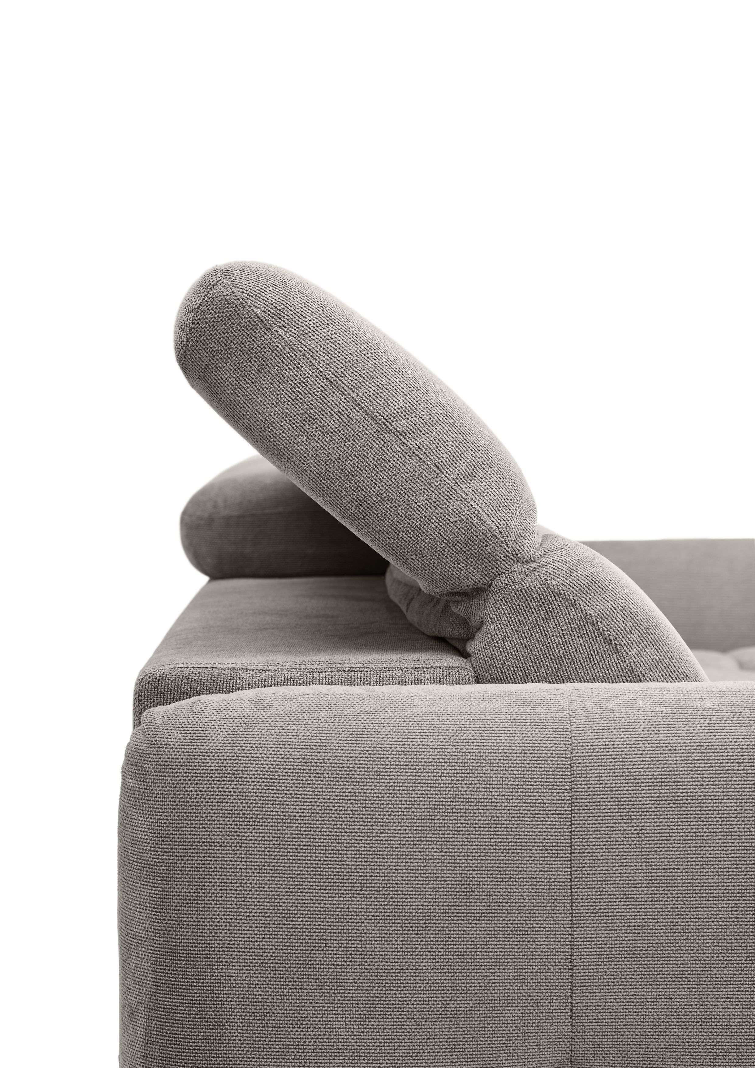 Ecksofa, Stoff truffle  - Madan