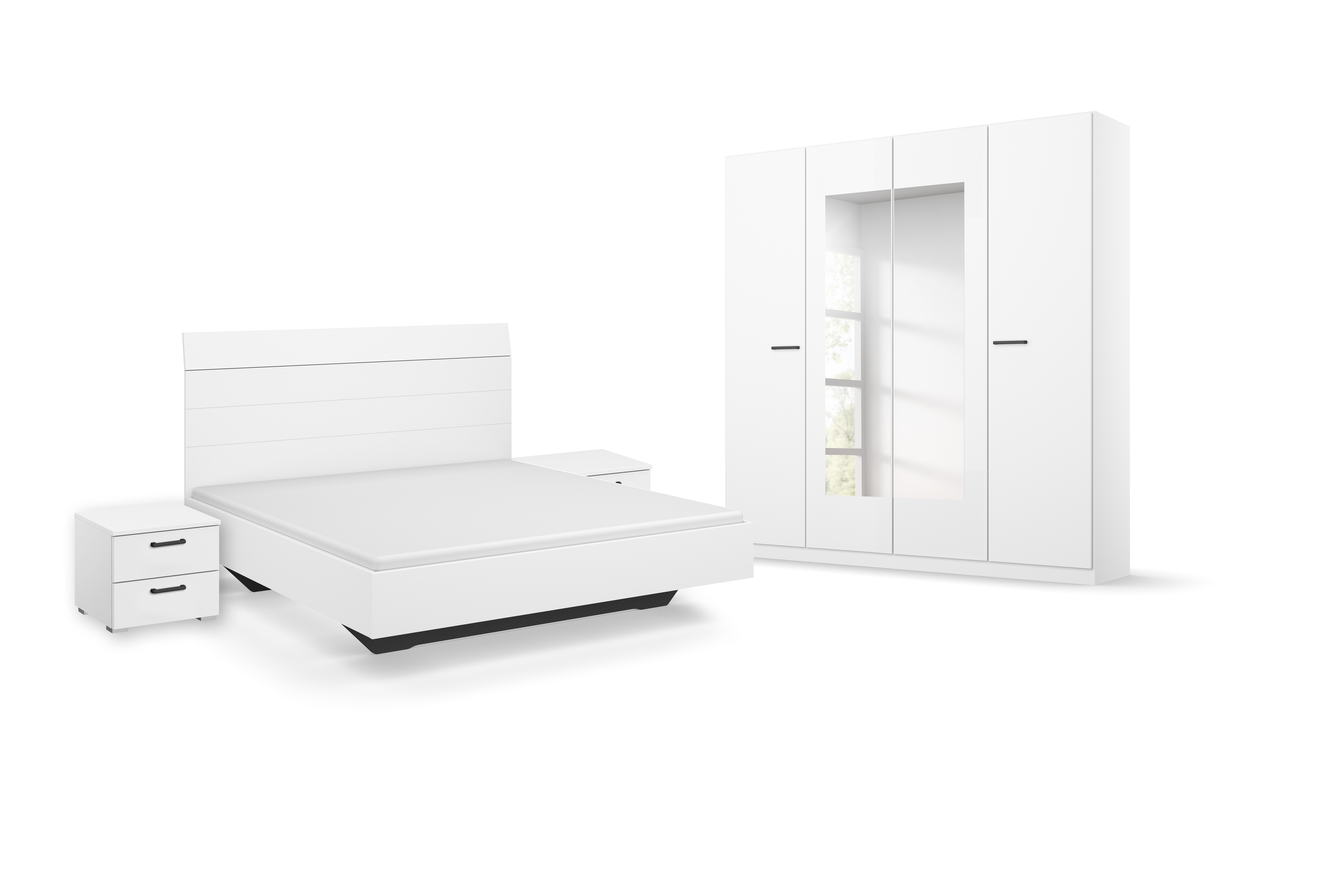 Schlafzimmerkombination, alpinweiß - MyStyle 3090