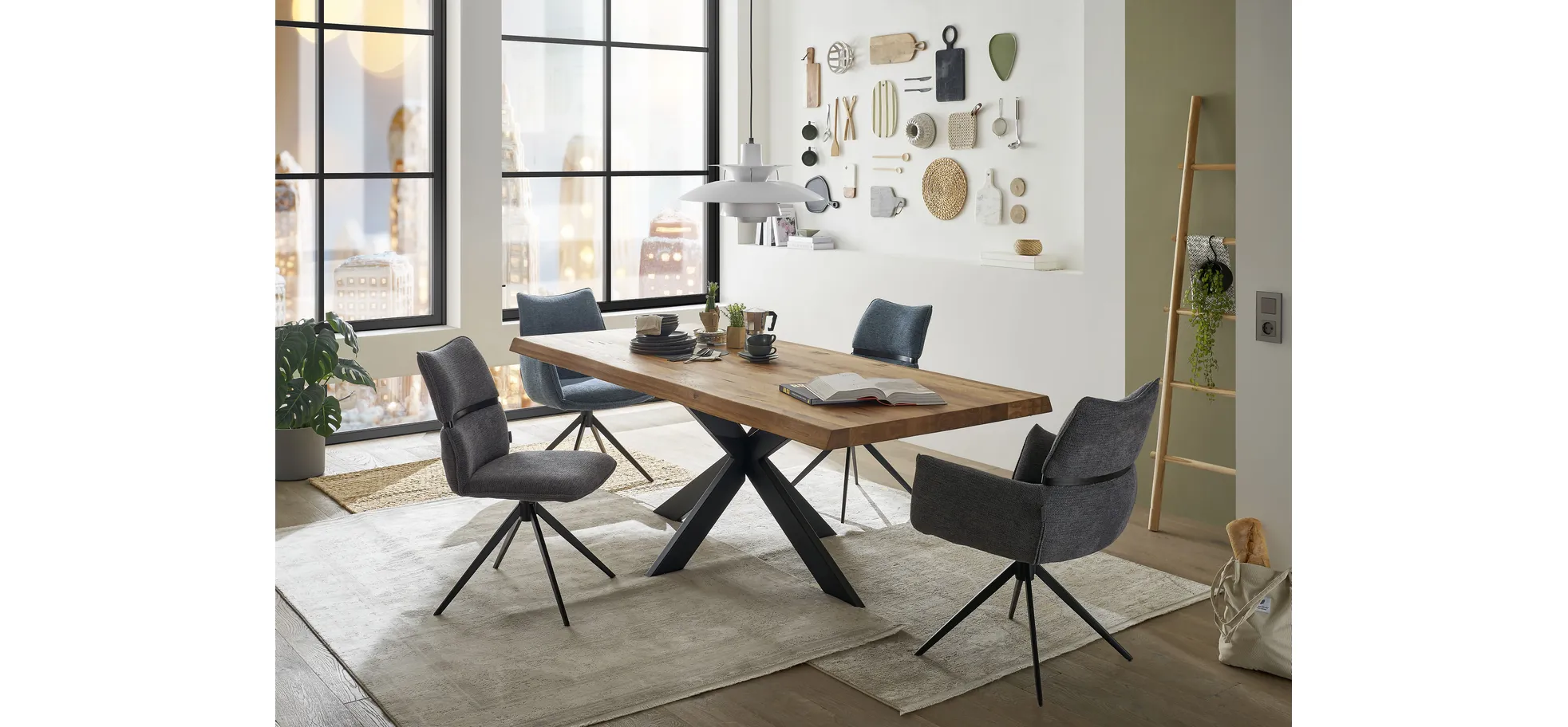 Armlehnstuhl, drehbar 360° autoreturn - Marja