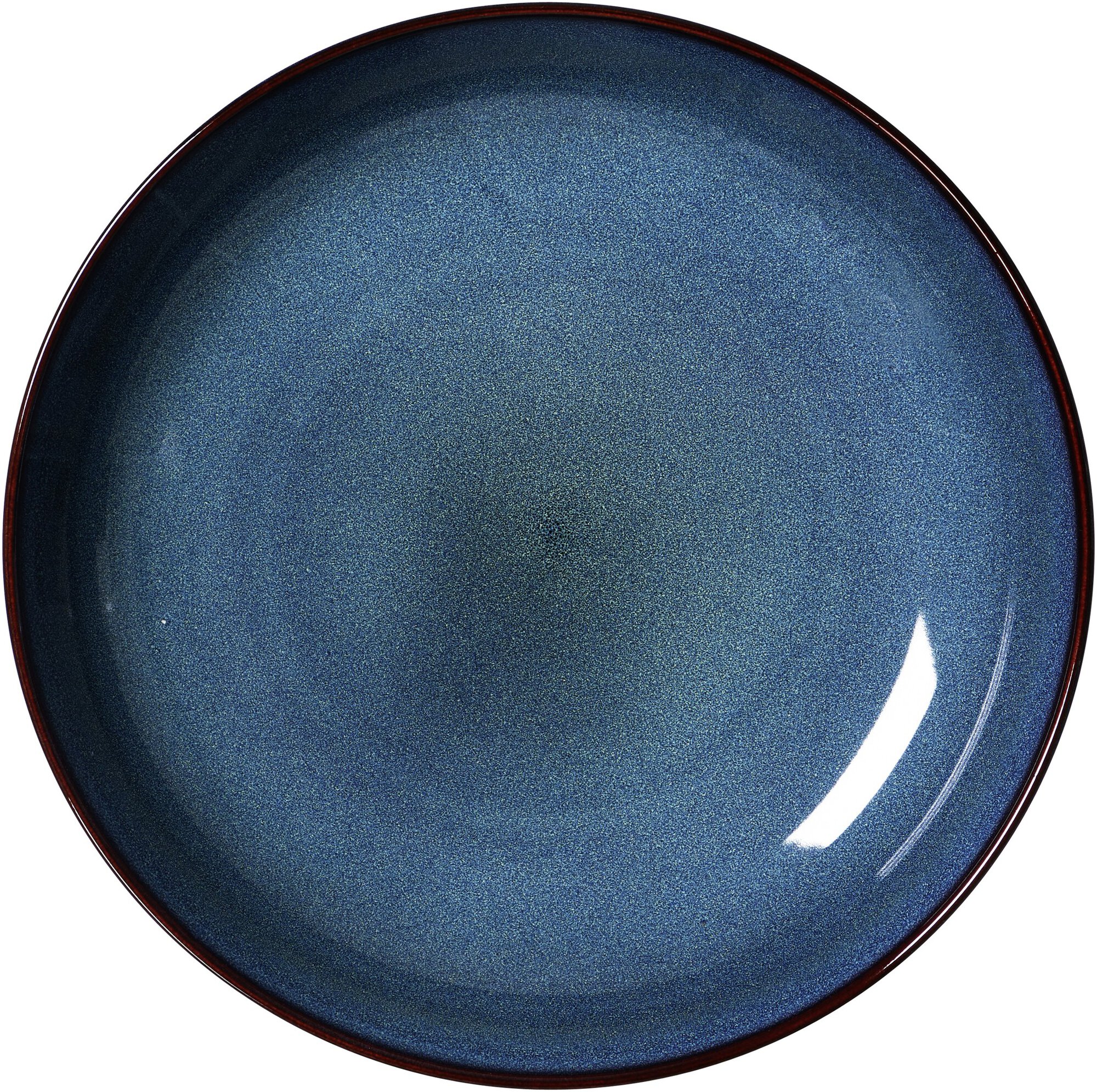 Suppenteller Bali - steinzeug, blau, 23cm