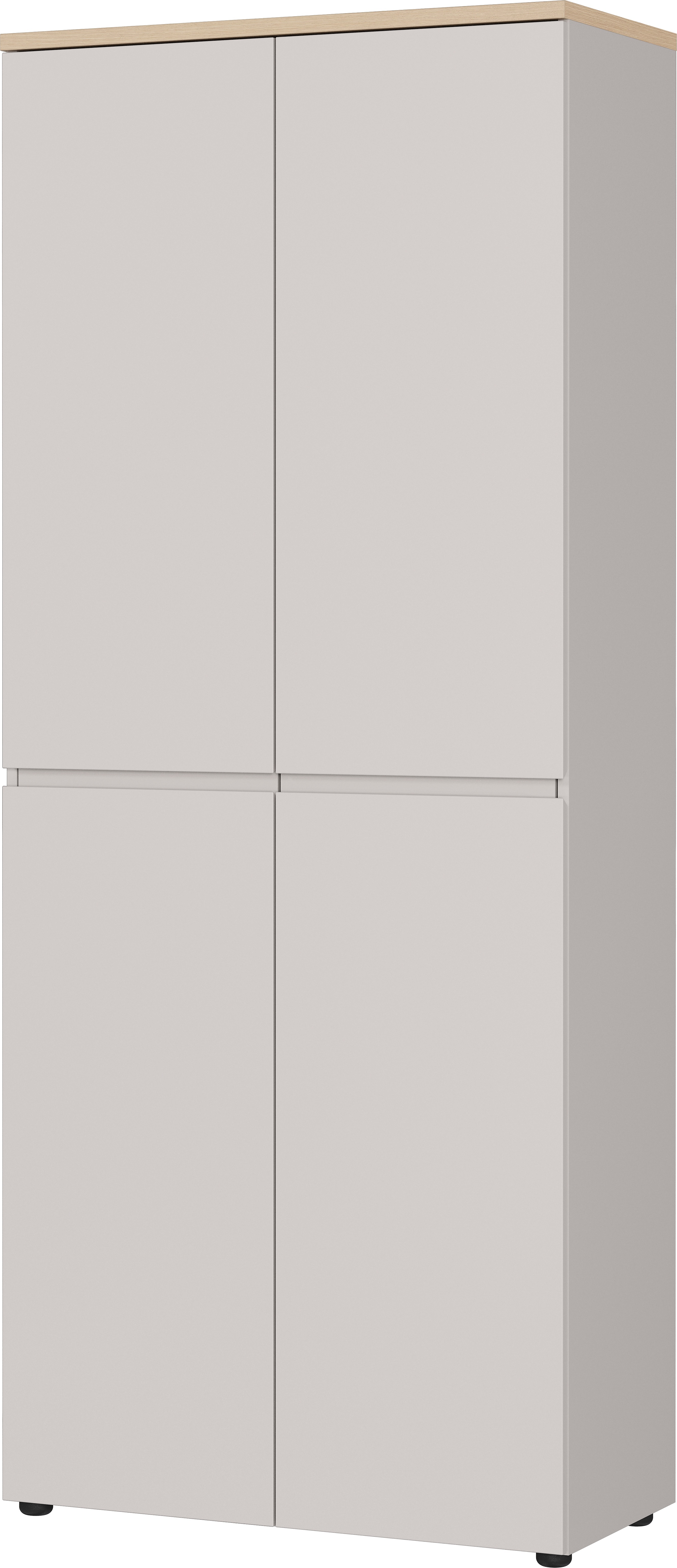 Aktenschrank, Kaschmir/Eiche NB  - Griffin