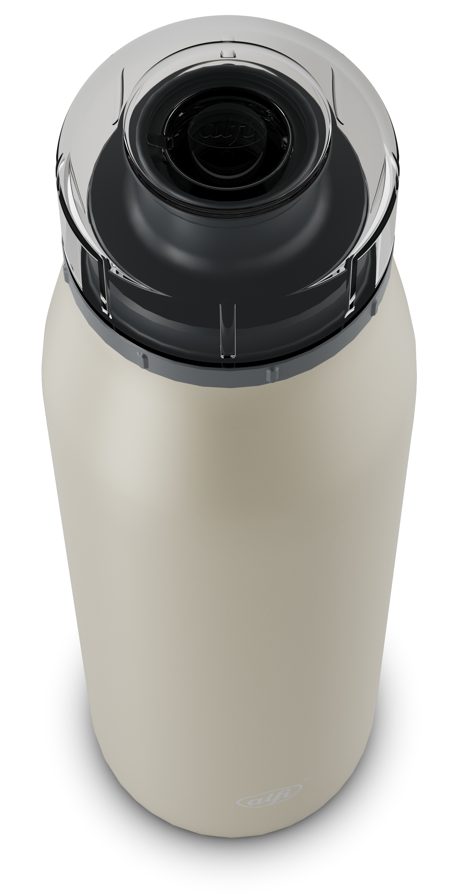 Isolier-Trinkbecher, ca. 0,5l, beige - ISO BOTTLE