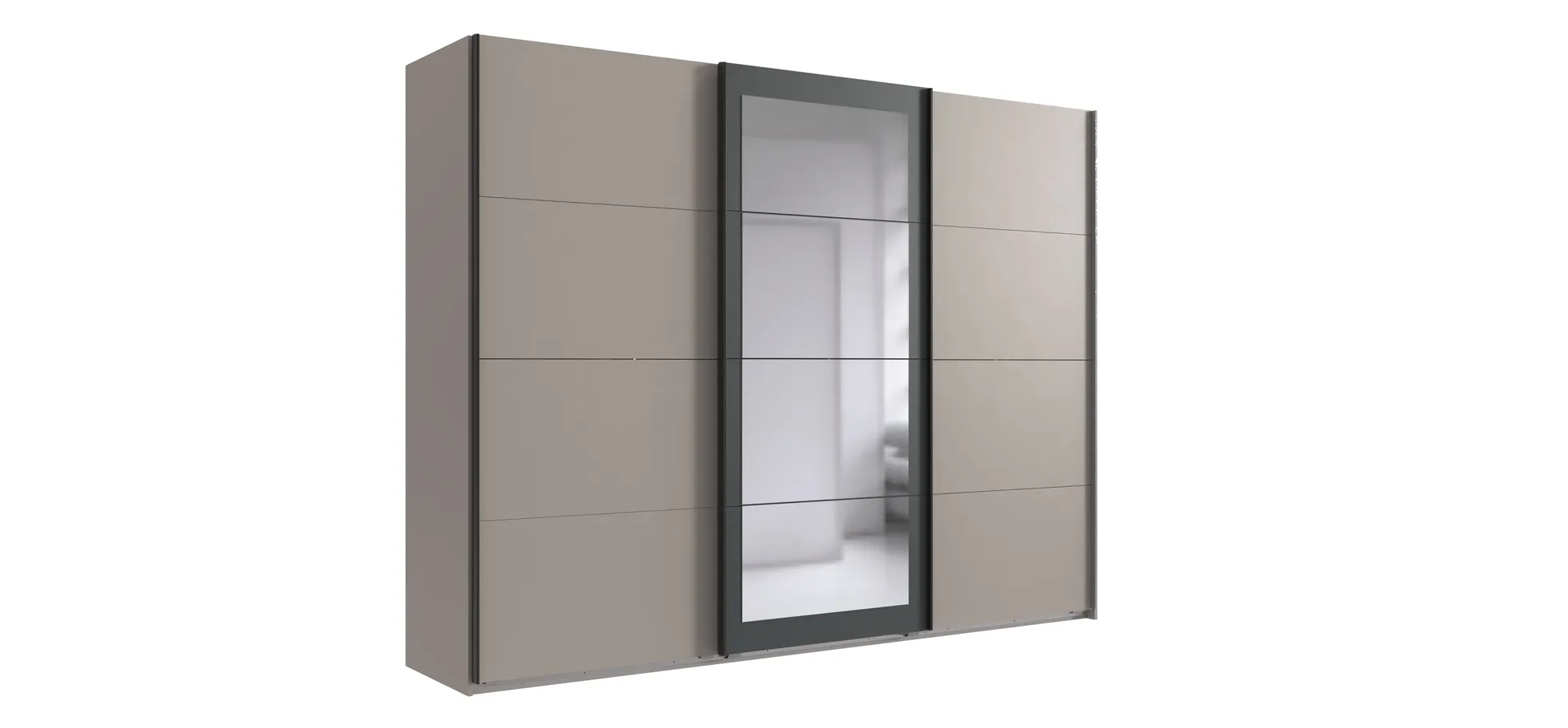 Schwebetürenschrank, saharagrau - MyStyle 3040