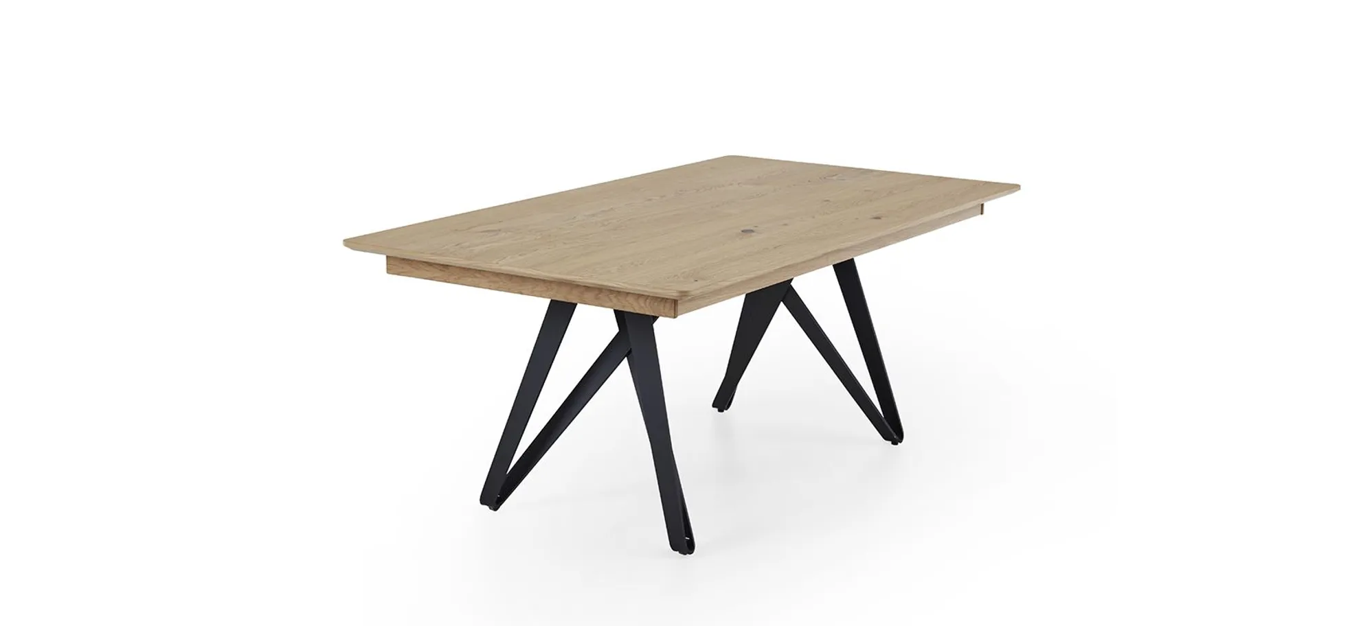 Esstisch - BL ca. 100x190x cm, Tisch ausziehbar, Teilmassivholz
