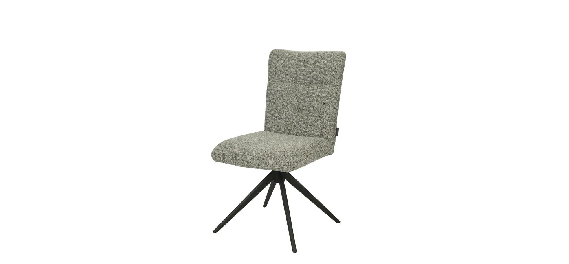 Vierfußstuhl, Stoff Schlamm, drehbar - Mylene Vierfußstuhl, Stoff Schlamm, drehbar - Mylene