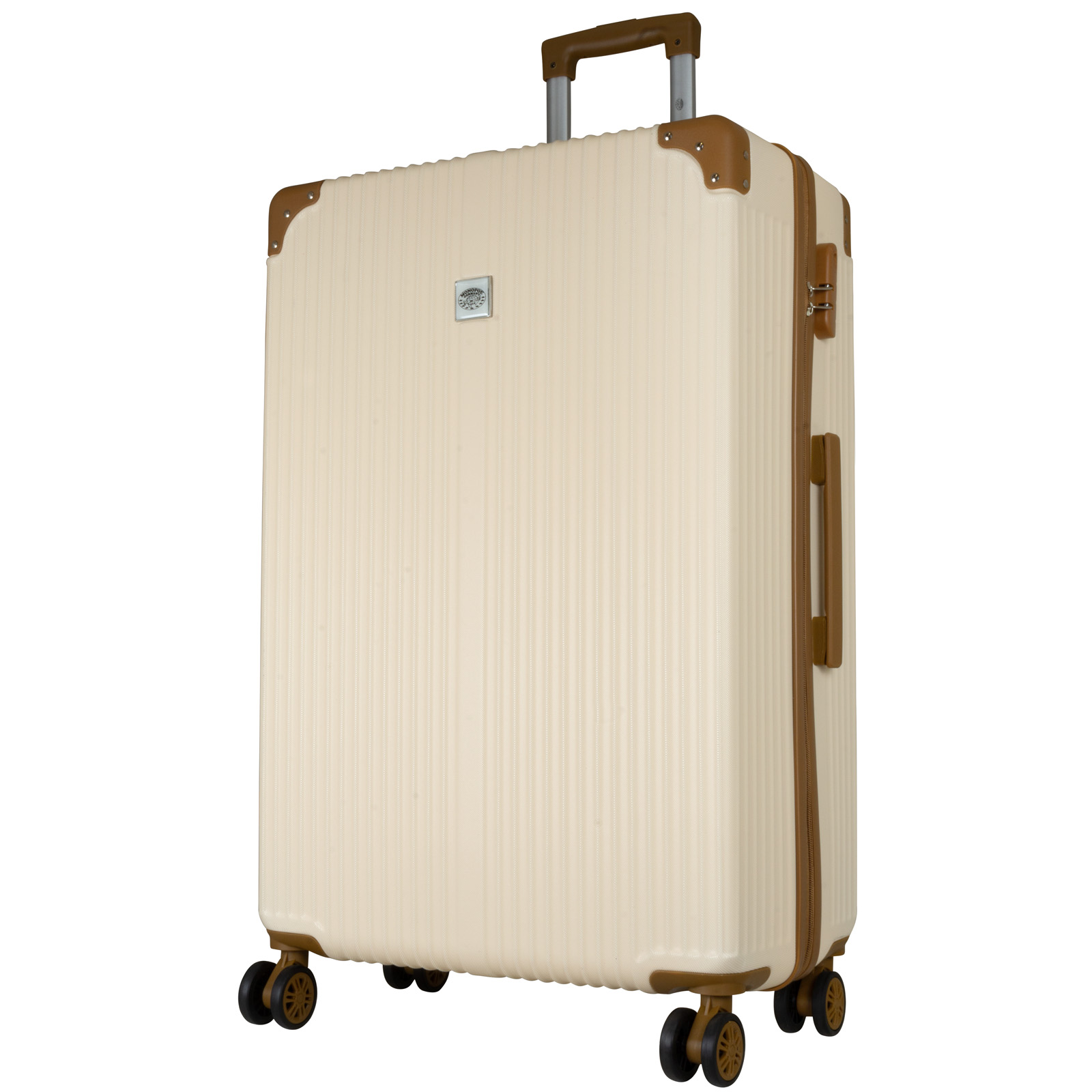 Koffer Barbados, groß - 77cm, doppelräder, beige