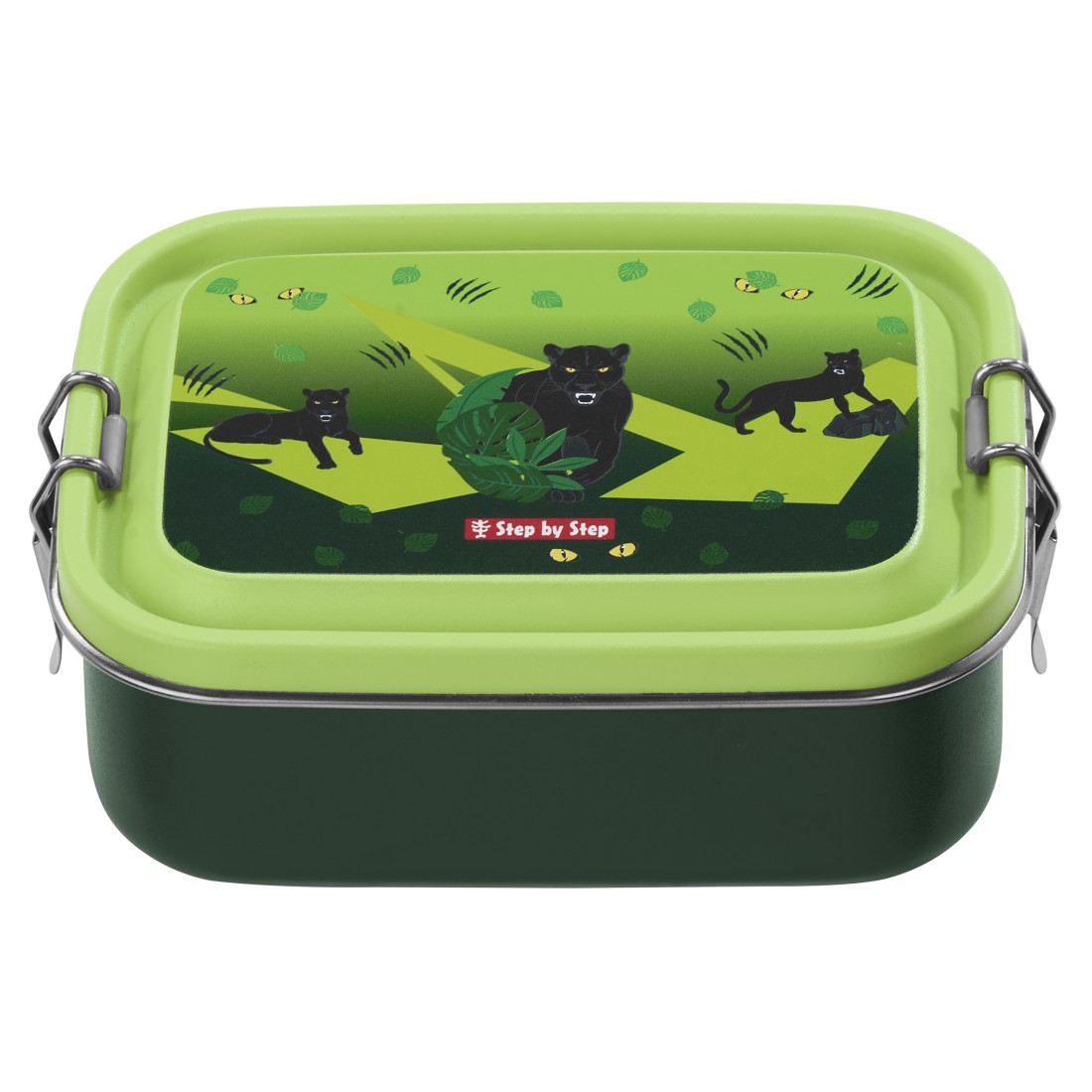 Edelstahl-Lunchbox "Black Cat" - 