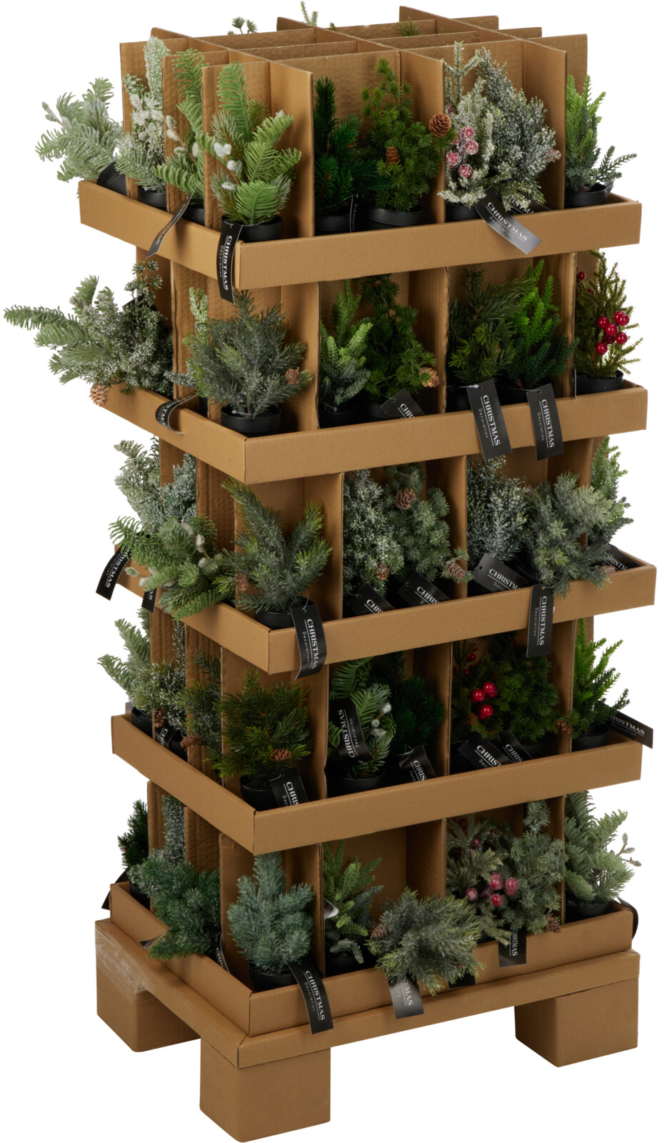 Mini-Weihnachtsbaum im Topf, ca. 23 cm, sort. - 