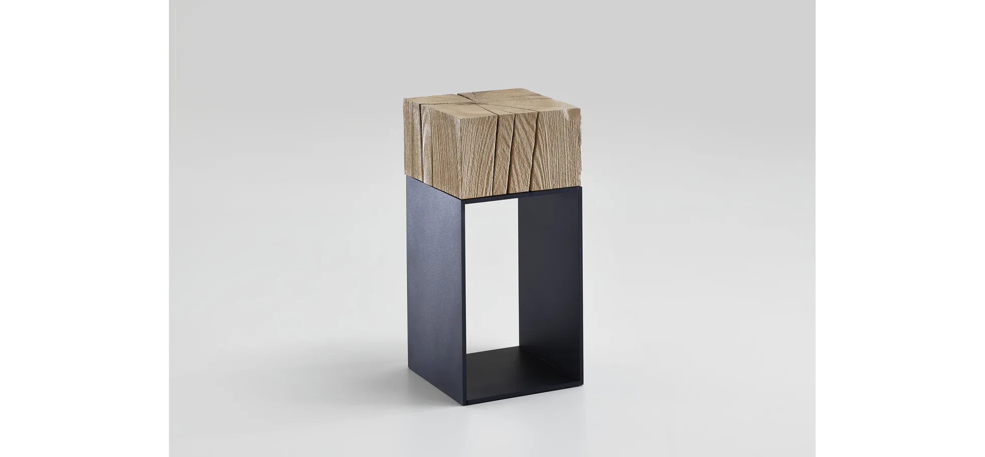 Bestelltisch - LBH ca. 27x27x54 cm, Eiche massiv