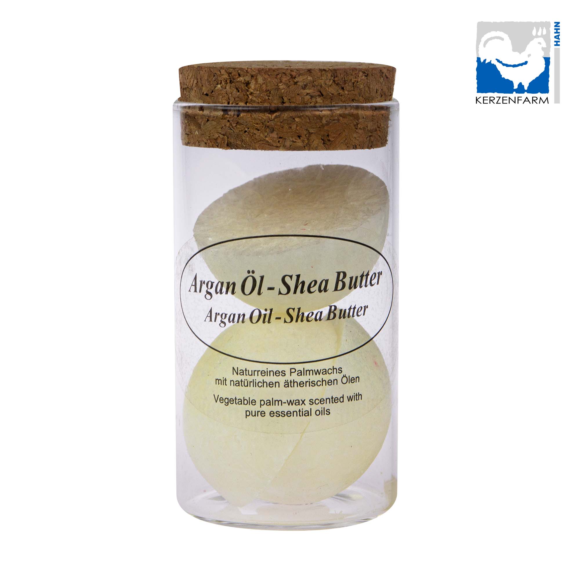 Bio-Duftkugeln, Arganöl- Sheabutter - 85x45mm, Zylinder à 3 Stck.