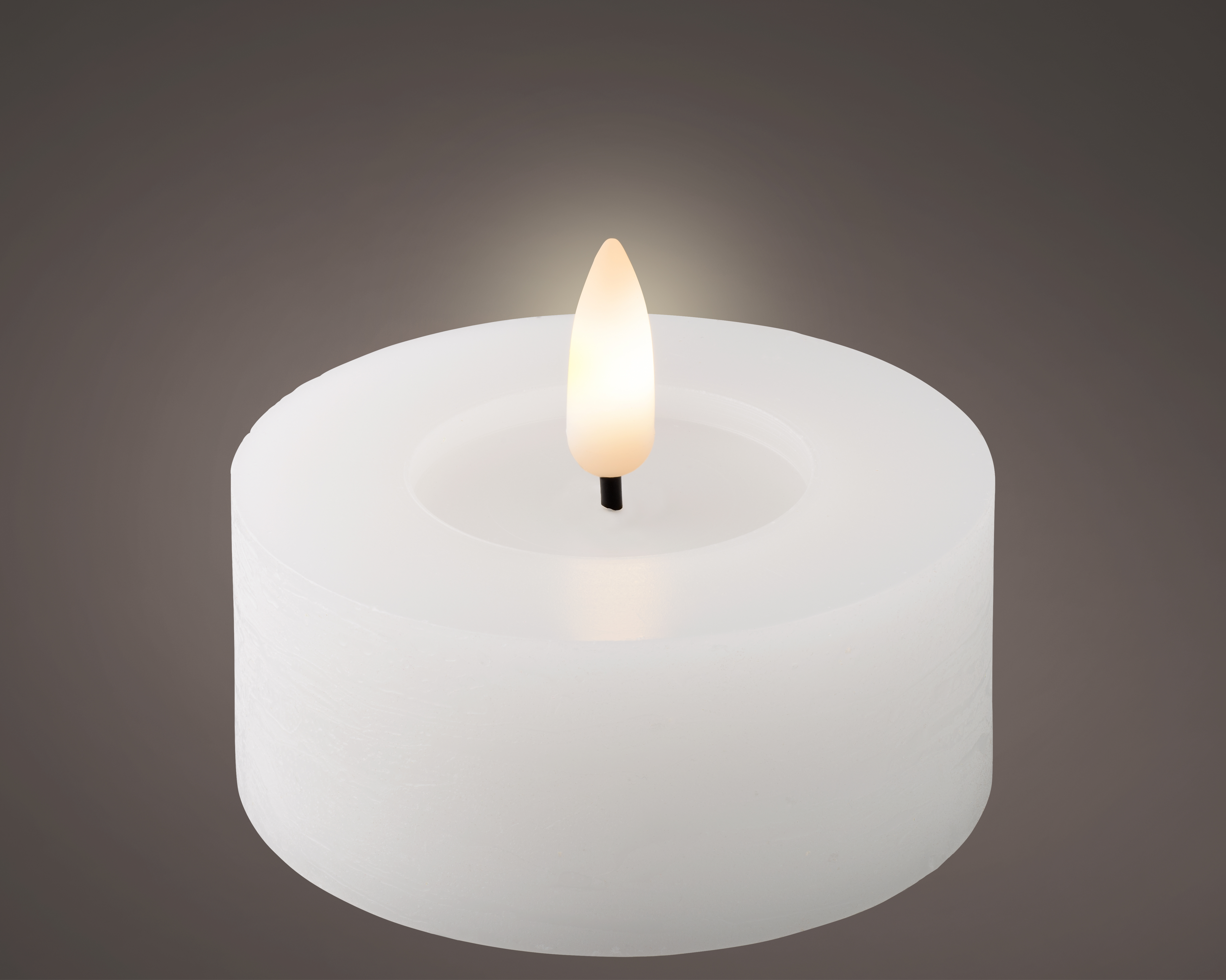 LED Teelicht Wachs - weiss/warmes weiss, Wachs, Ø4.40-H5.20cm-1L