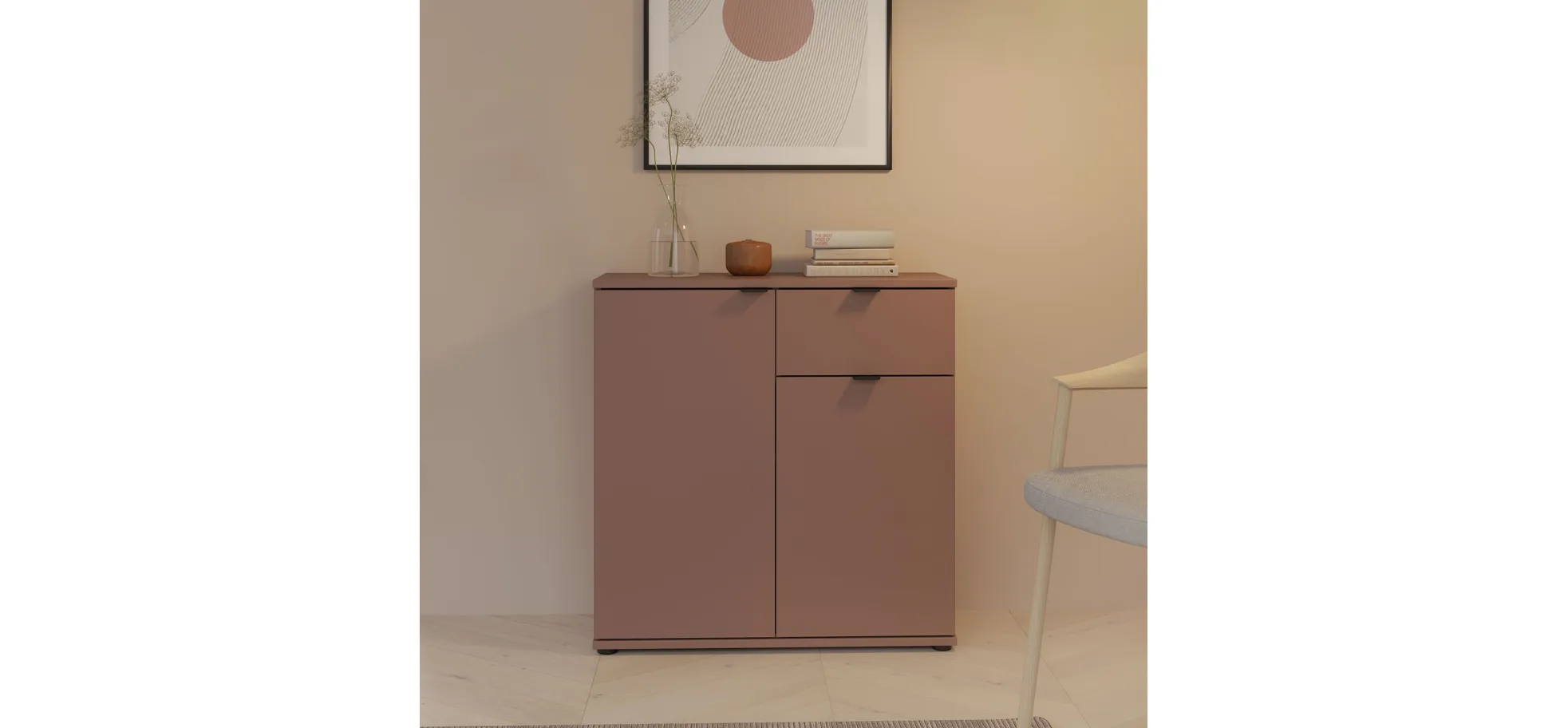 Kommode FINELLA- Terracotta