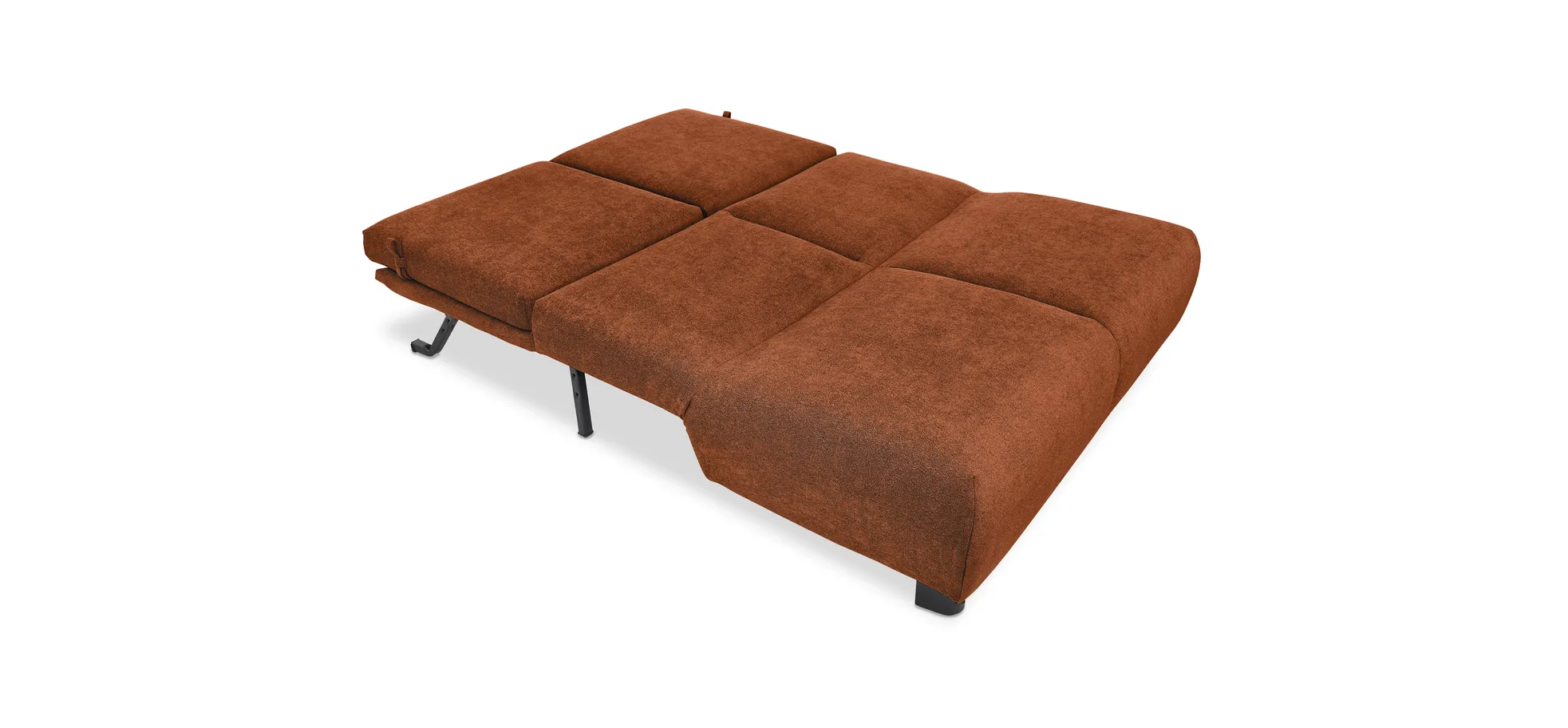 Faltsofa EBBY - 2-Sitzer ohne Armlehne, 140 cm inkl. Schlaffunktion, Stoff, Rot Faltsofa EBBY - 2-Sitzer ohne Armlehne, 140 cm inkl. Schlaffunktion, Stoff, Rot
