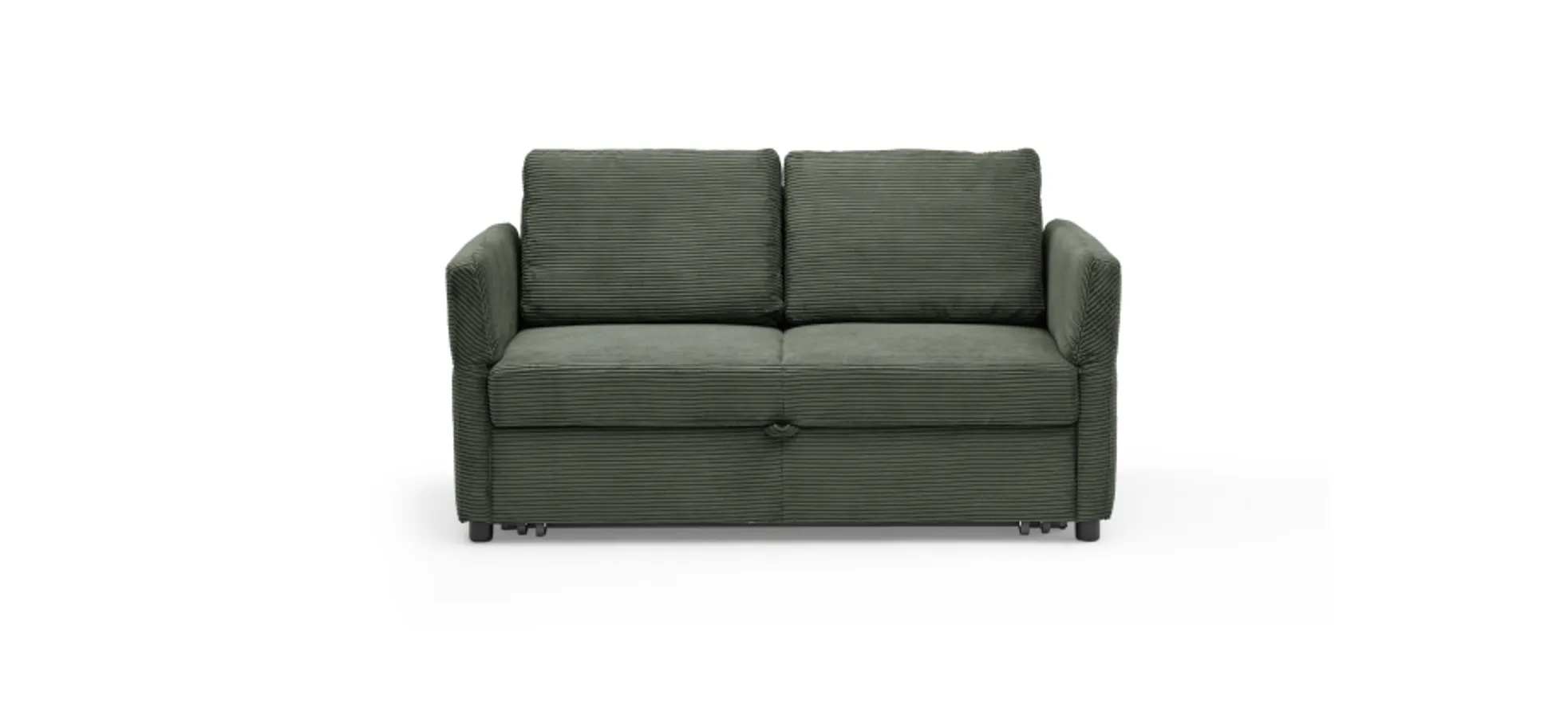 Sofa PRO FLEXX - 2-Sitzer inkl. Schlaffunktion, Stoff, Olive