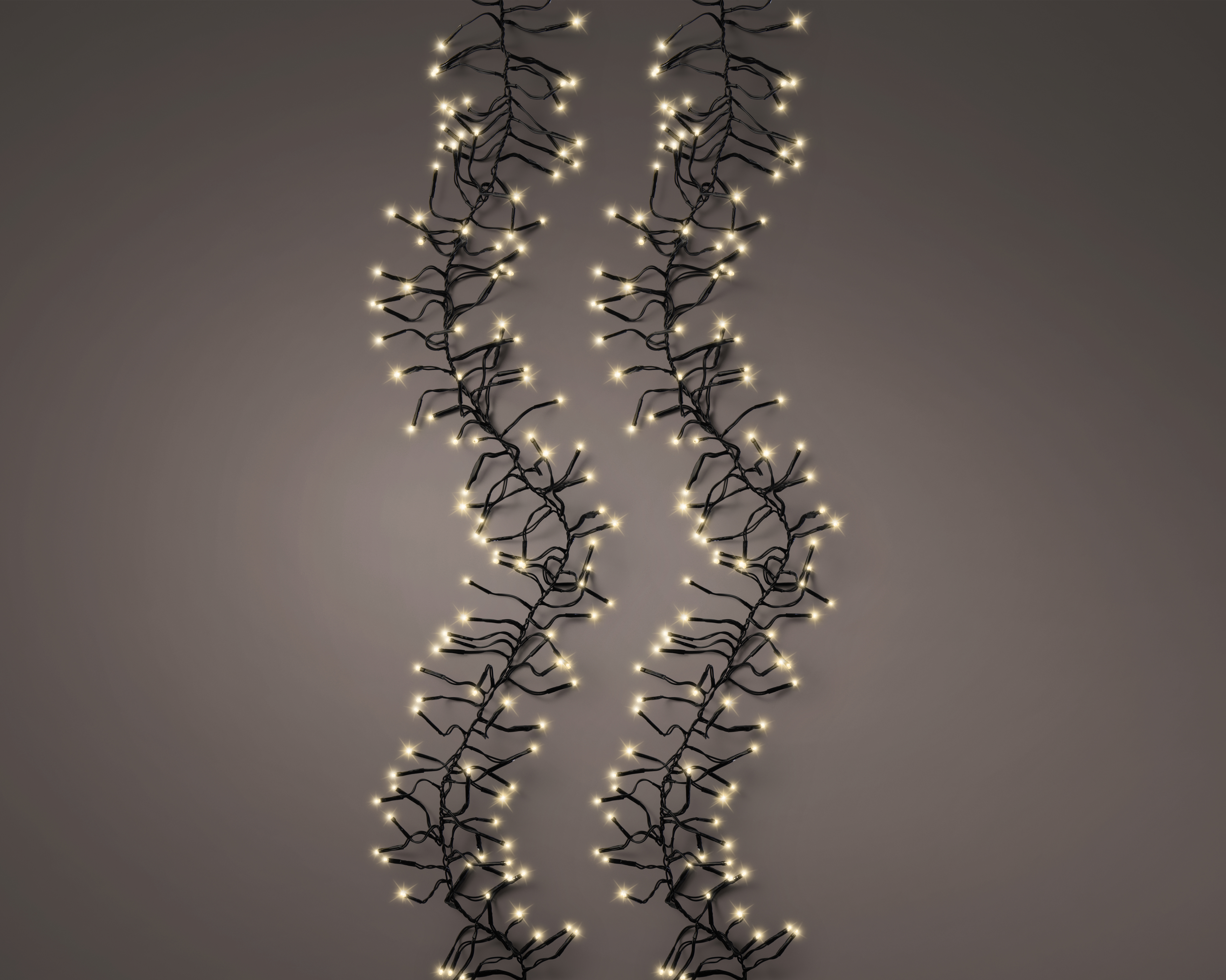 LED Clusterbeleuchtung Kupfer - schwarz, 1300cm-1392L