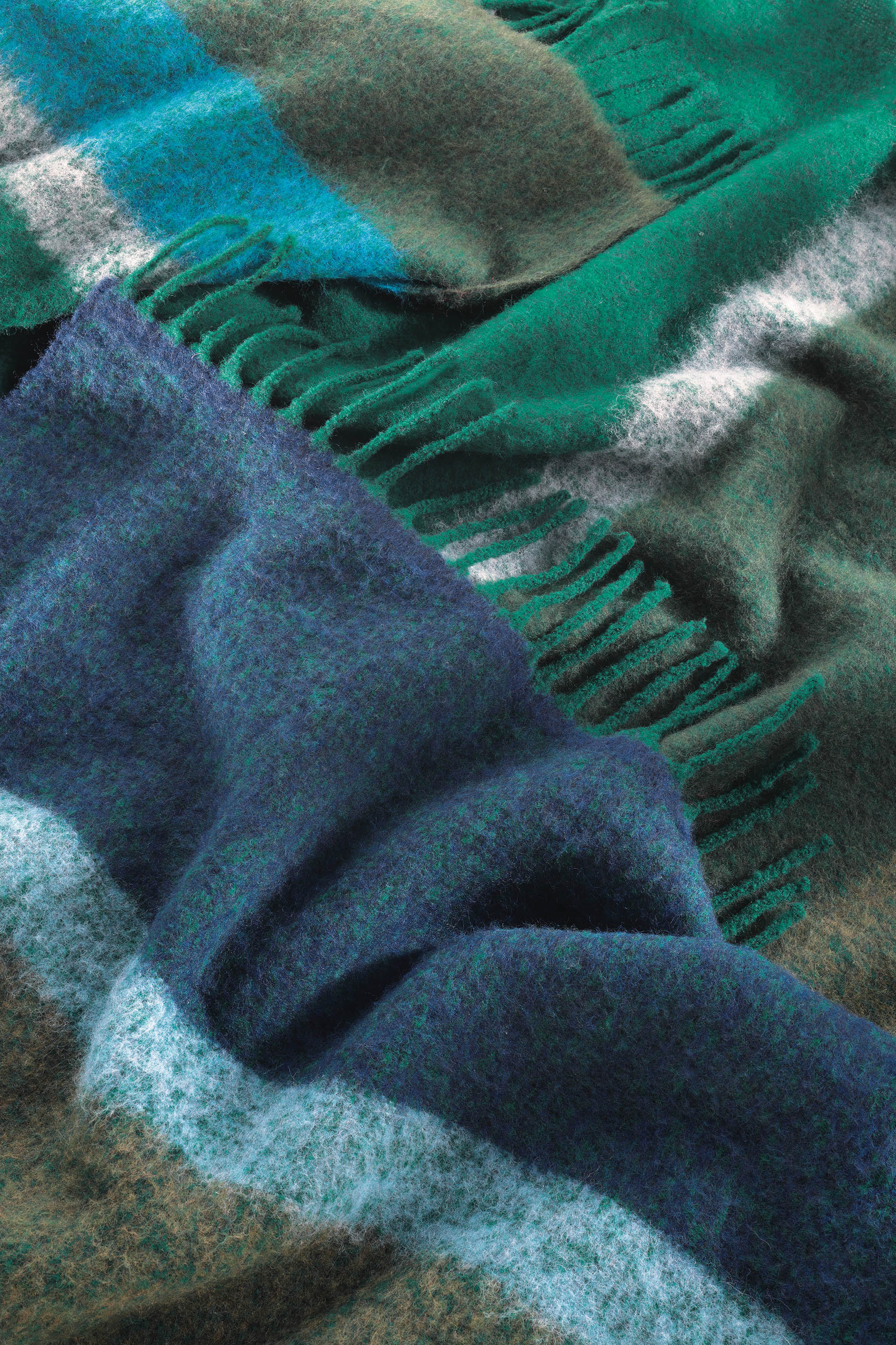 Plaid Mohair Look - 130 x 170 cm