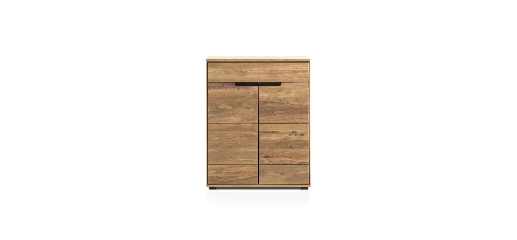 Schuhschrank, Kommode, Eiche, 2-trg., 1 SK - Edma