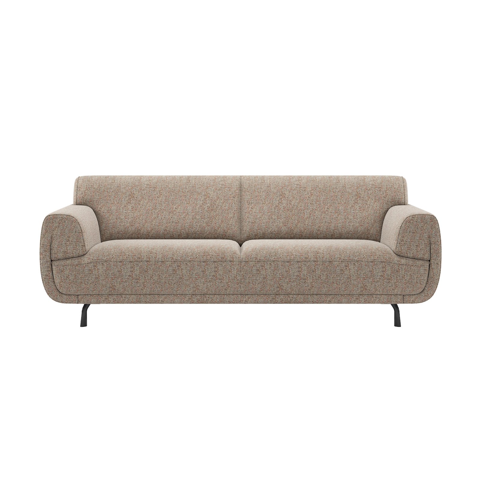 Sofa, 3-Sitzer, Stoff Kupfer - Belem - Xooon