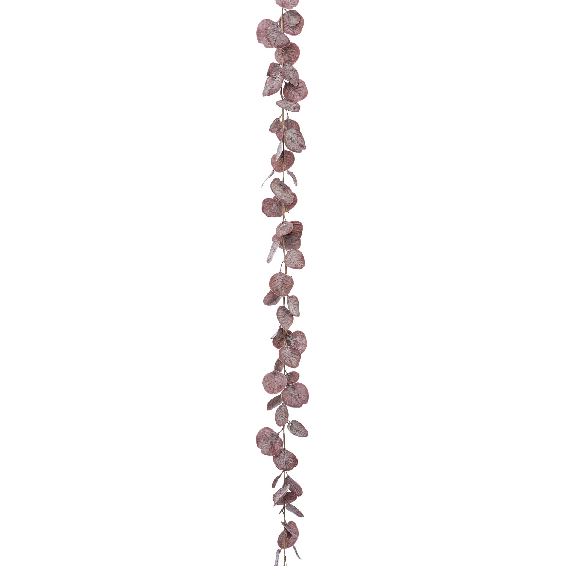 Kunsteukalyptus - Eukalyptusgirlande, 180cm, bordeaux