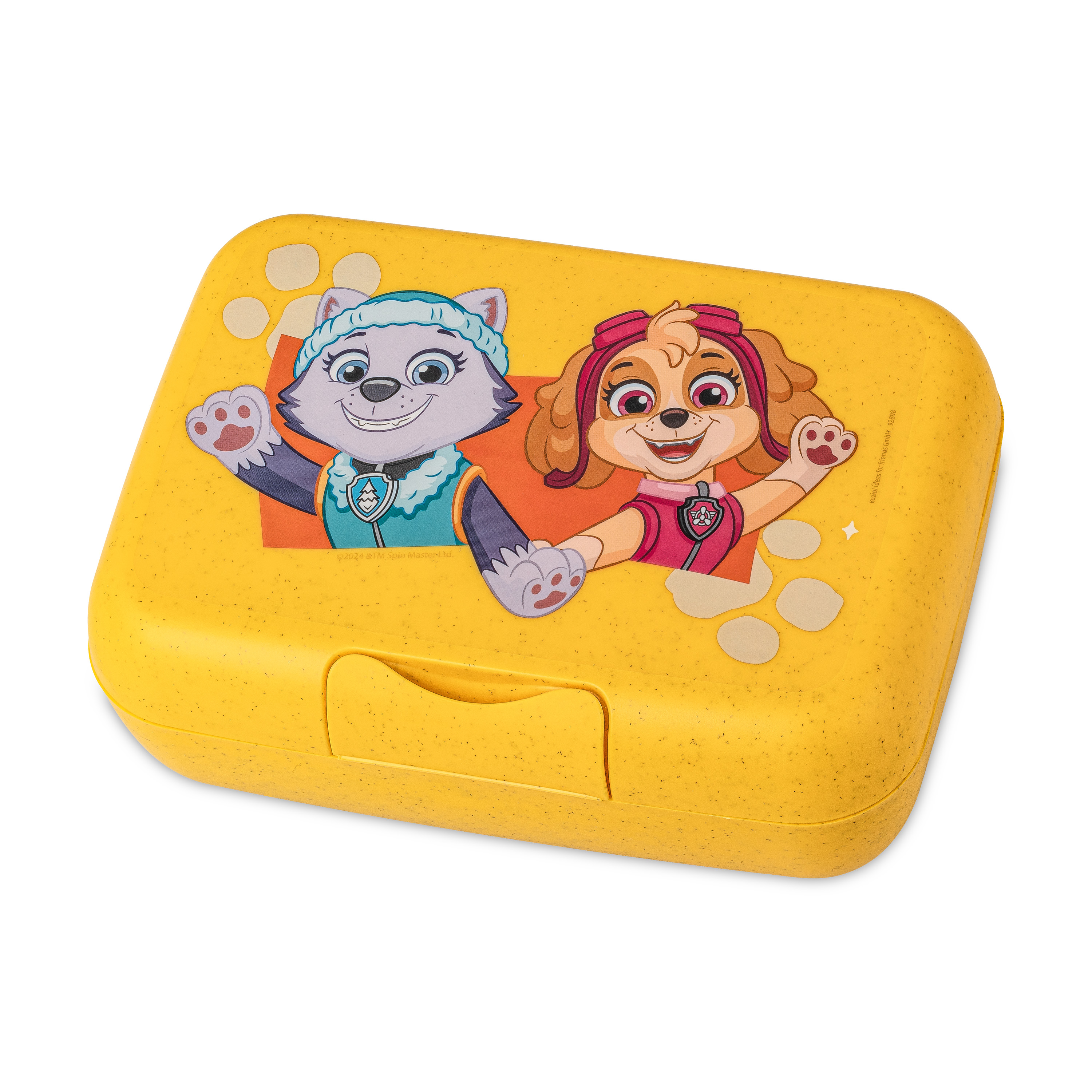 Lunchbox m. Trennschale,  org. yellow paw patrol - leicht, robust, 100% CO2-neutral