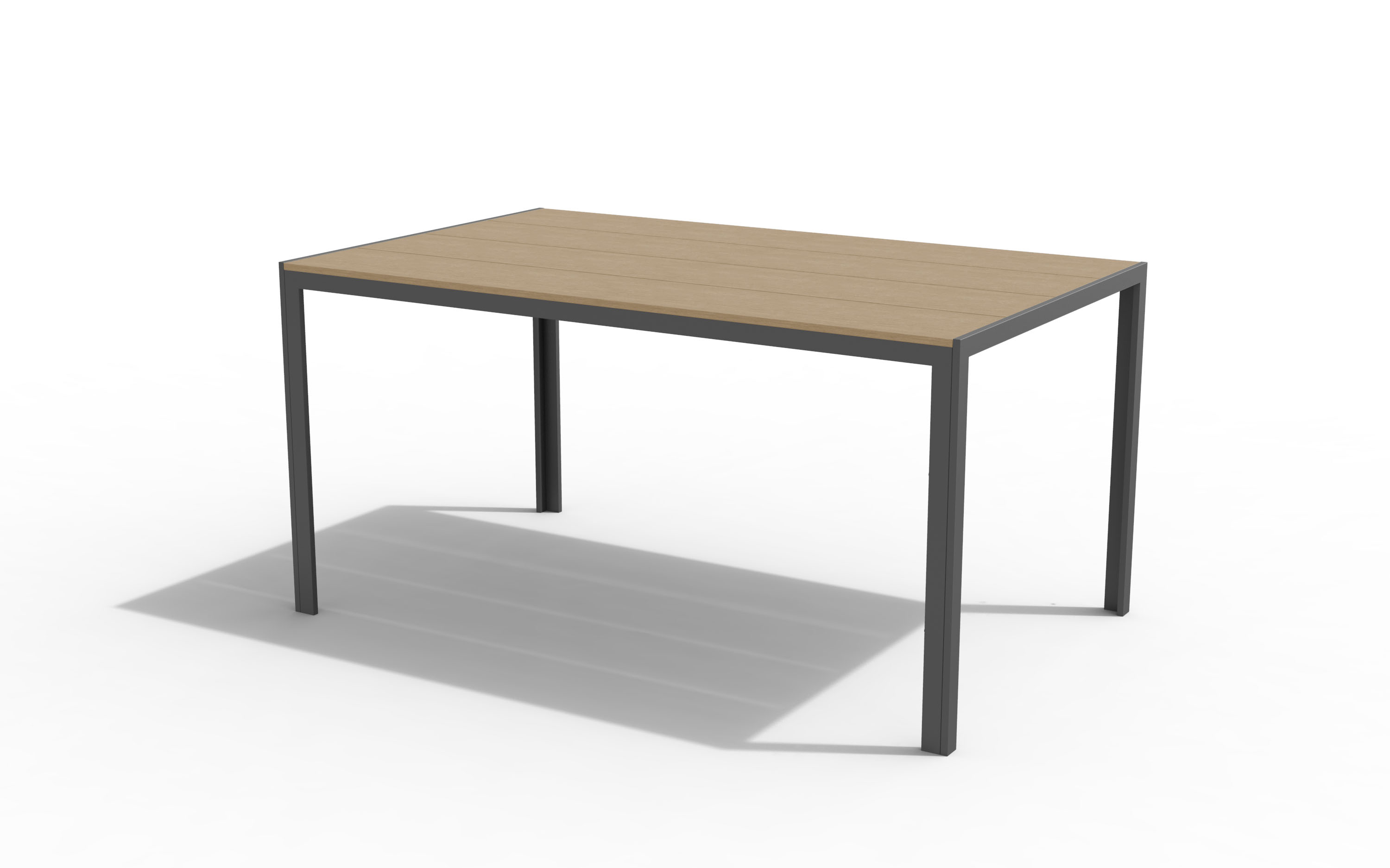 Gartentisch, Teak-Optik - Gartentisch