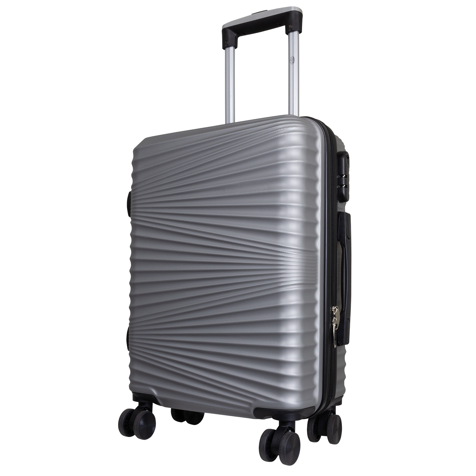 Kofferset Luxor, 3-Tlg. - silber