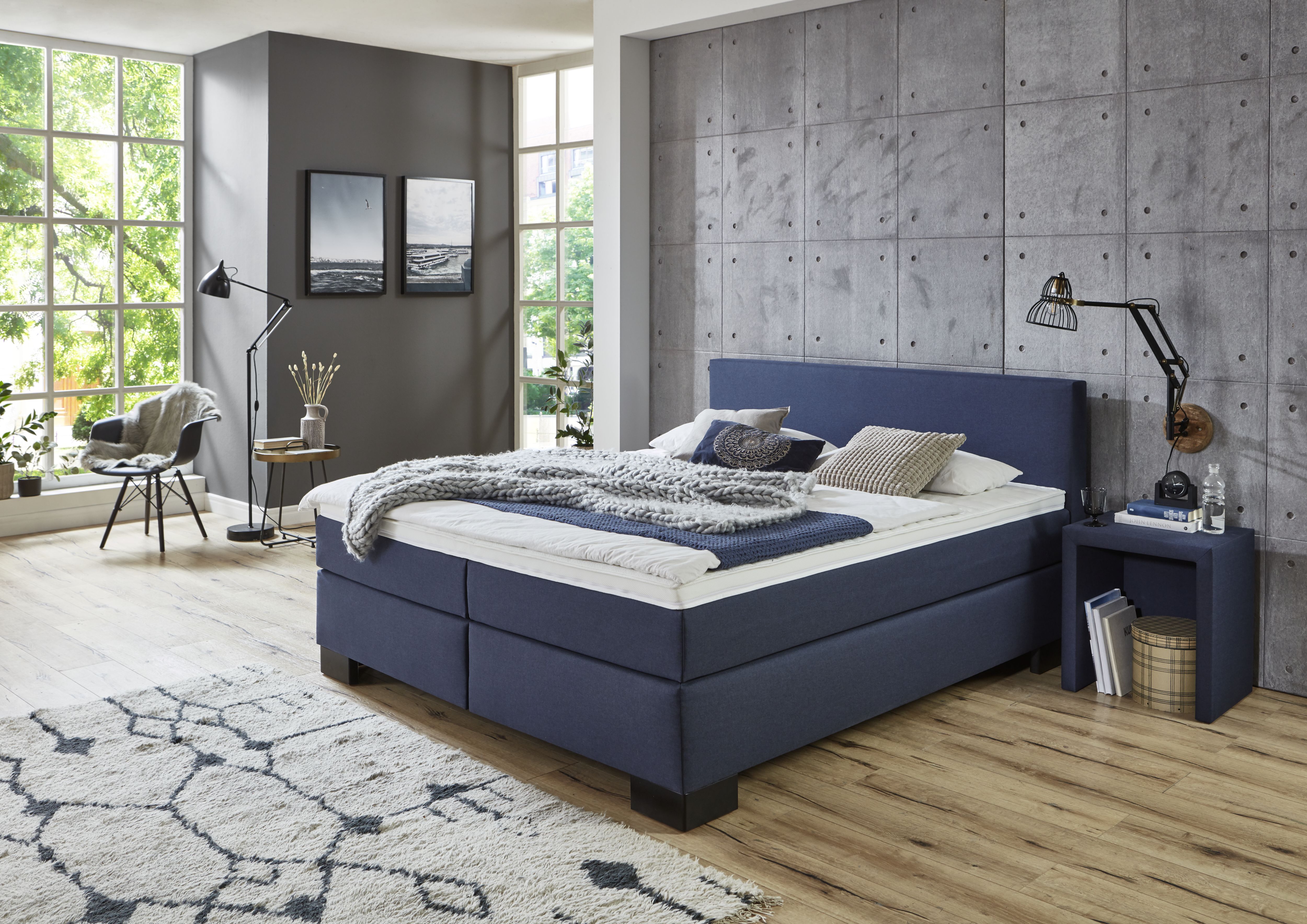 Boxspringbett, 160 cm x 200 cm - LS24 Sula