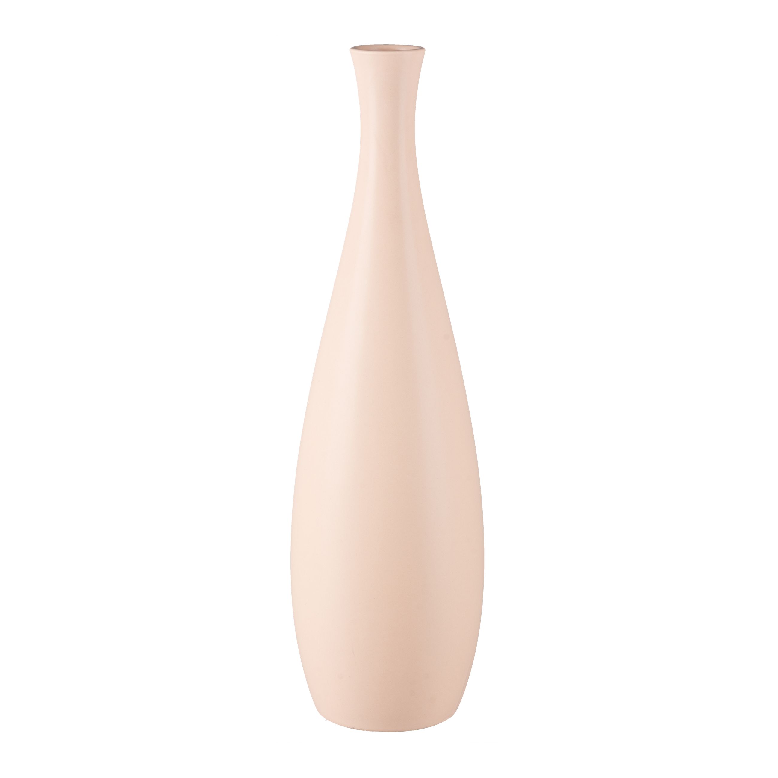 Vase - Porzellan Vase BAHIA, 40x11,5x11,5cm, Apricot