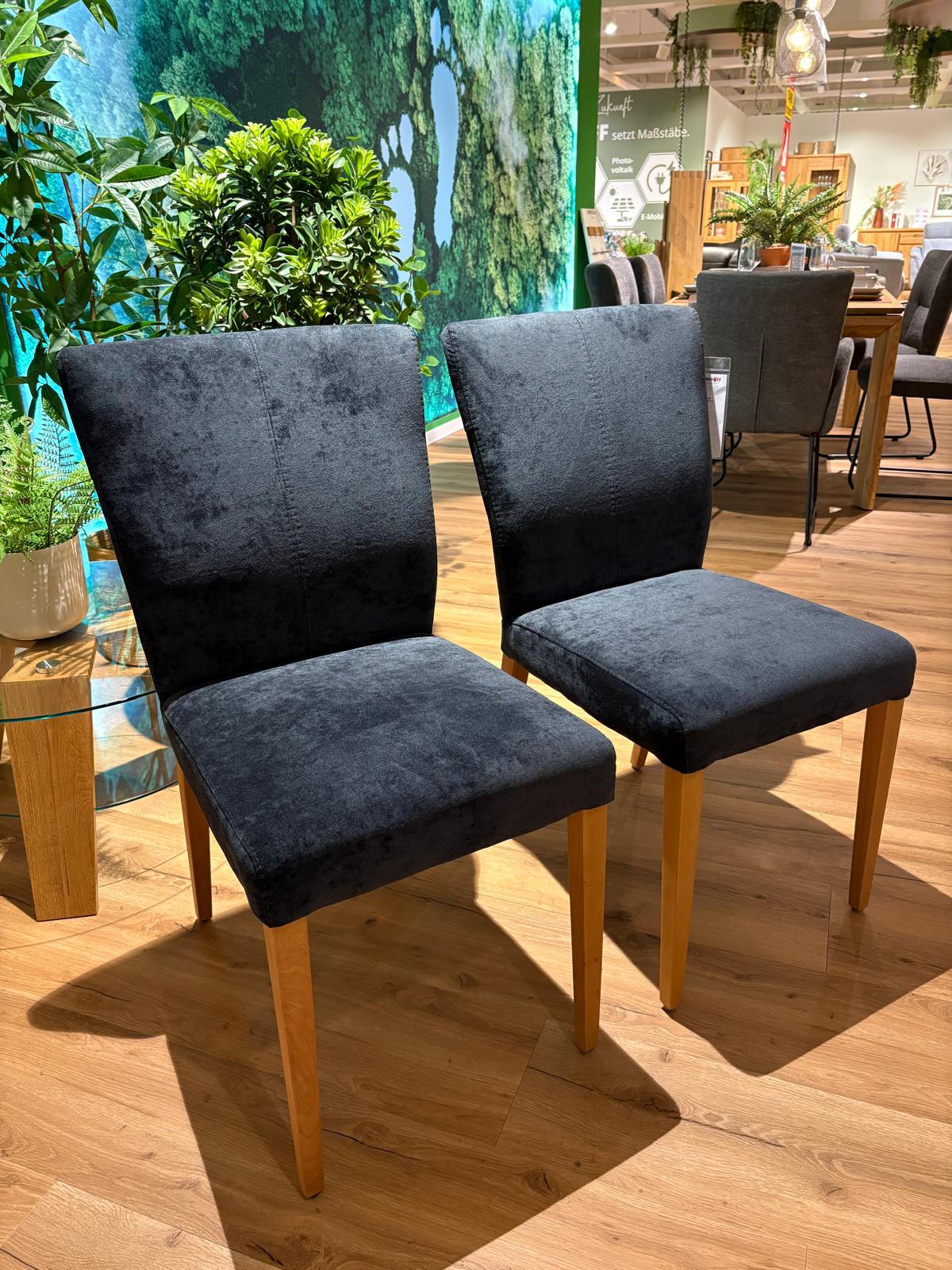 Stuhlsatz, Bezug anthrazit  - Edmonton