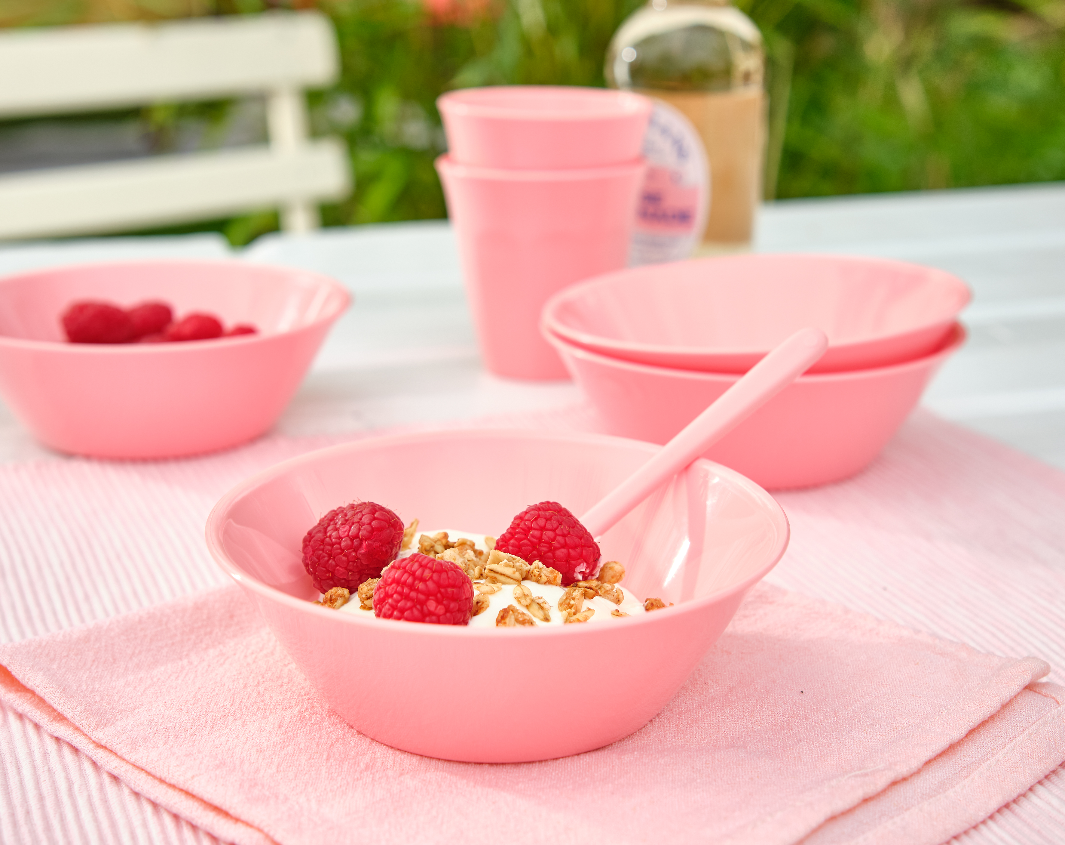 Schale 250ml, sweet pink - hochglänzend, stapelbar, leicht zu reinigen
