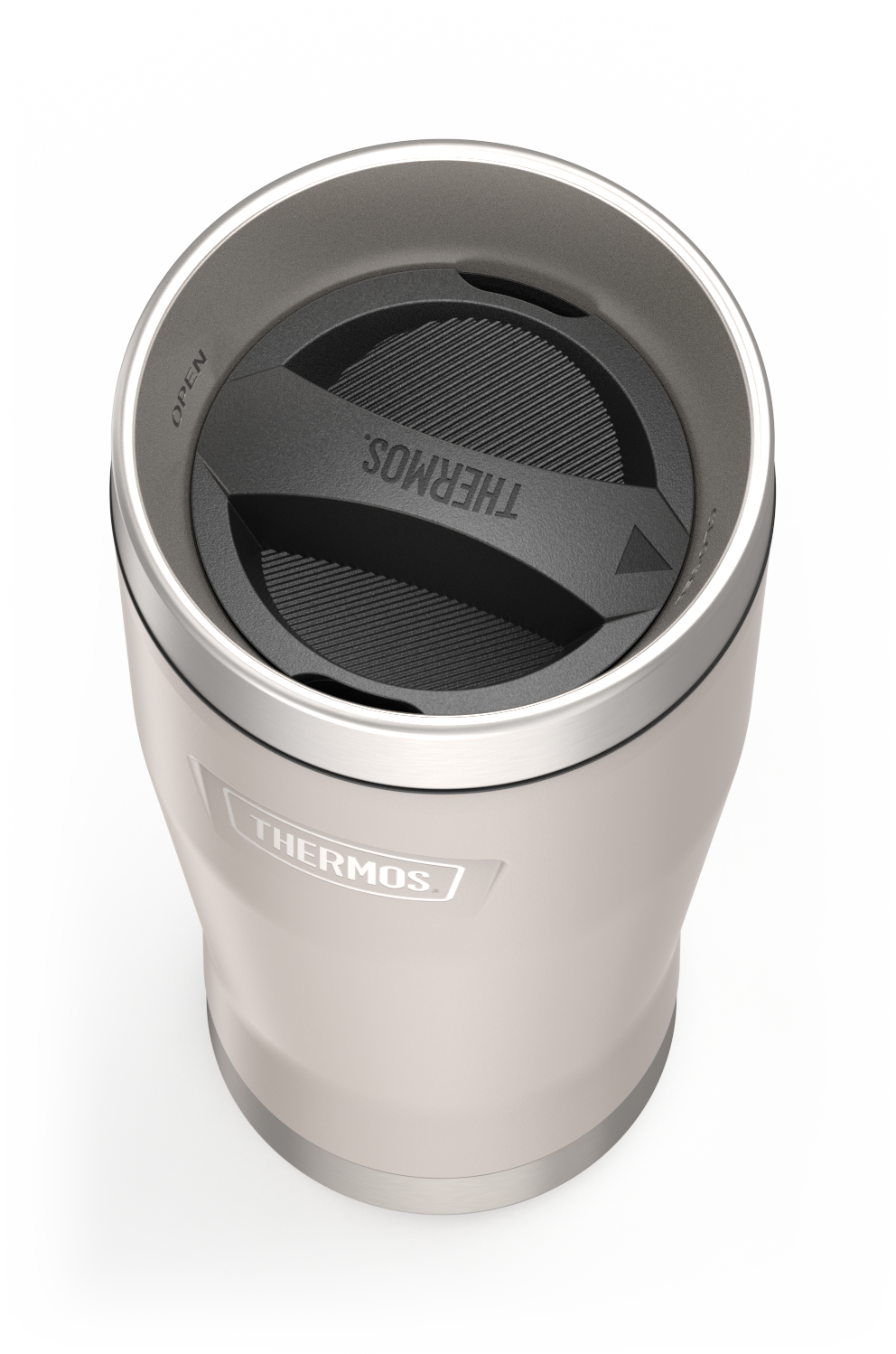 Isolier-Trinkbecher, ca. 0,47l, grau - ICON