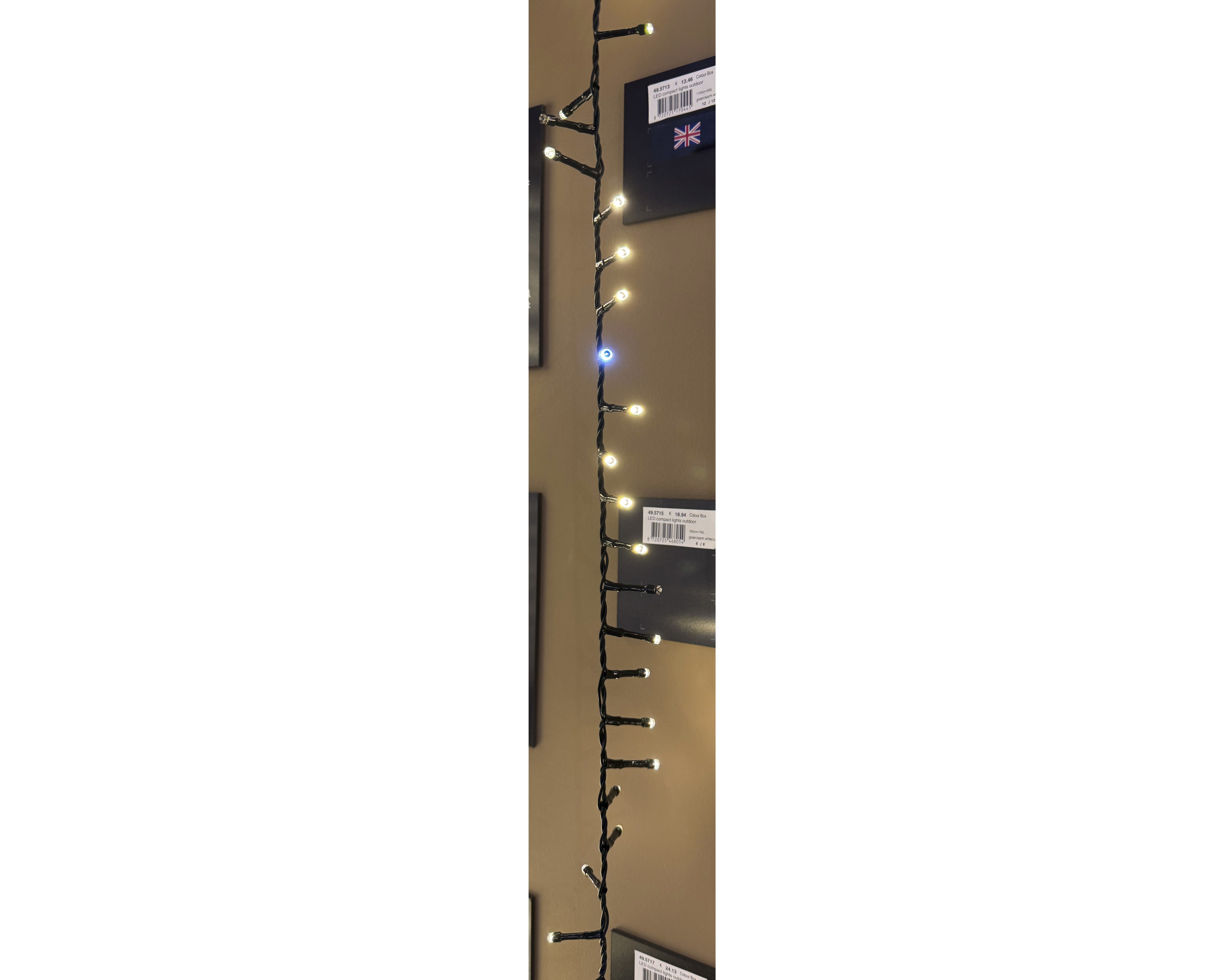 LED Compact Beleuchtung Kupfer - grün, 1100cm-500L