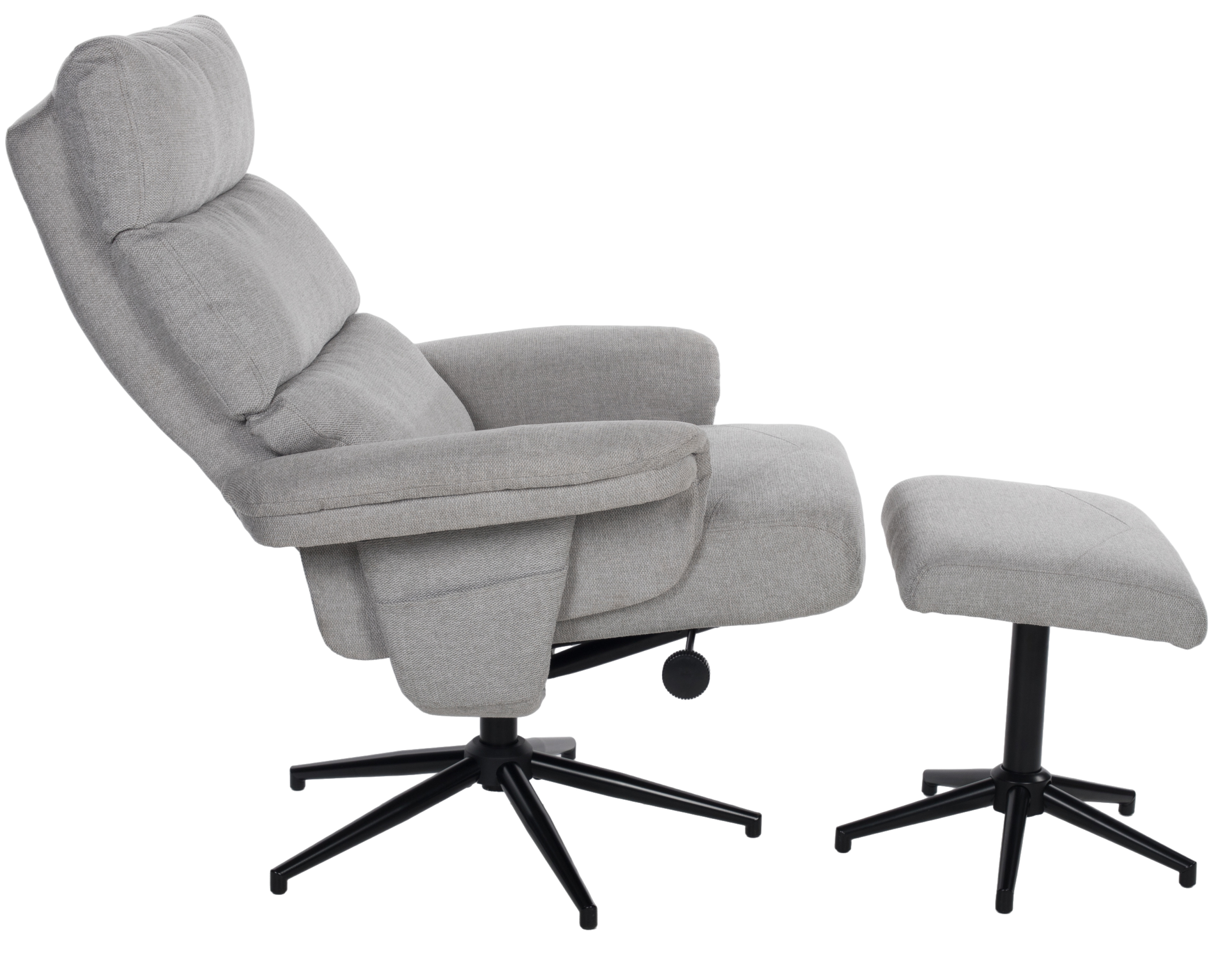 Relax-, TV-Sessel mit Funktion, steingrau - 14435
