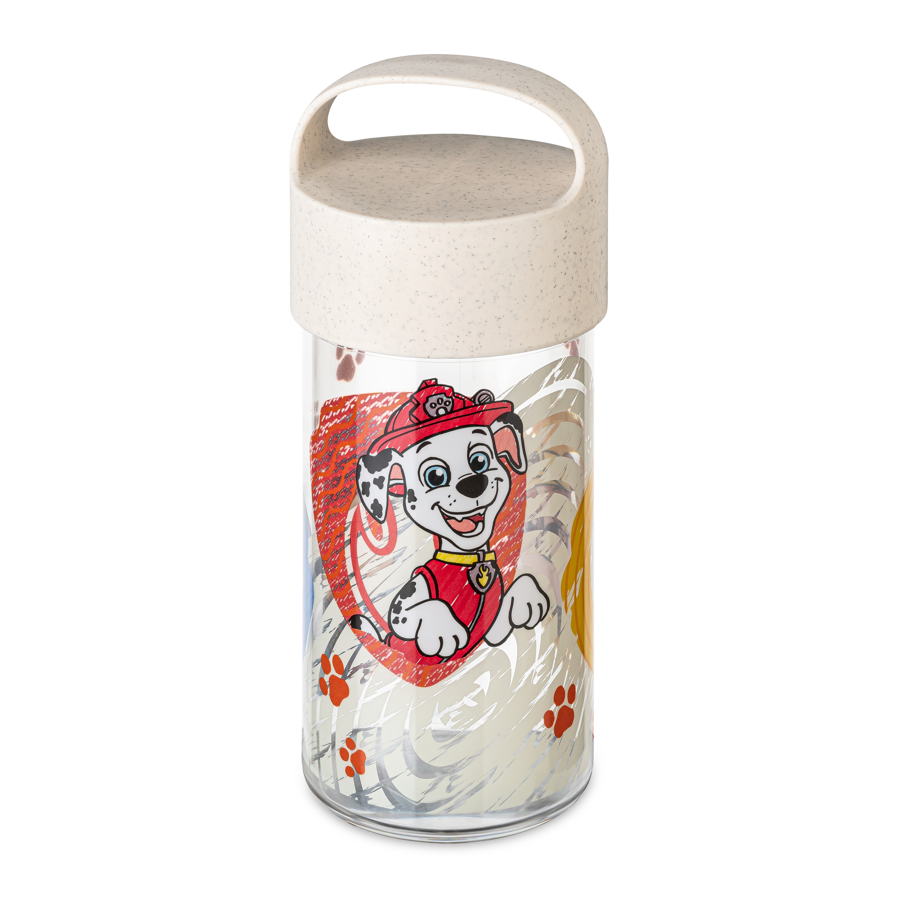 Snackpot/Trinkflasche 500ml, org. moon paw patrol - leicht, robust, 100% CO2-neutral