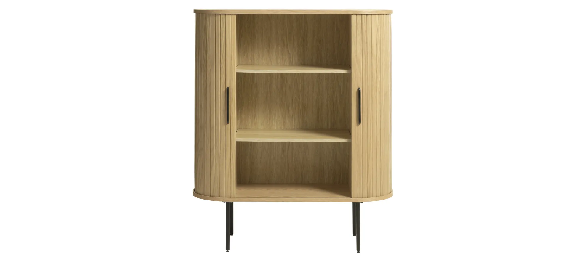 Highboard - Eiche Furnier, Natur