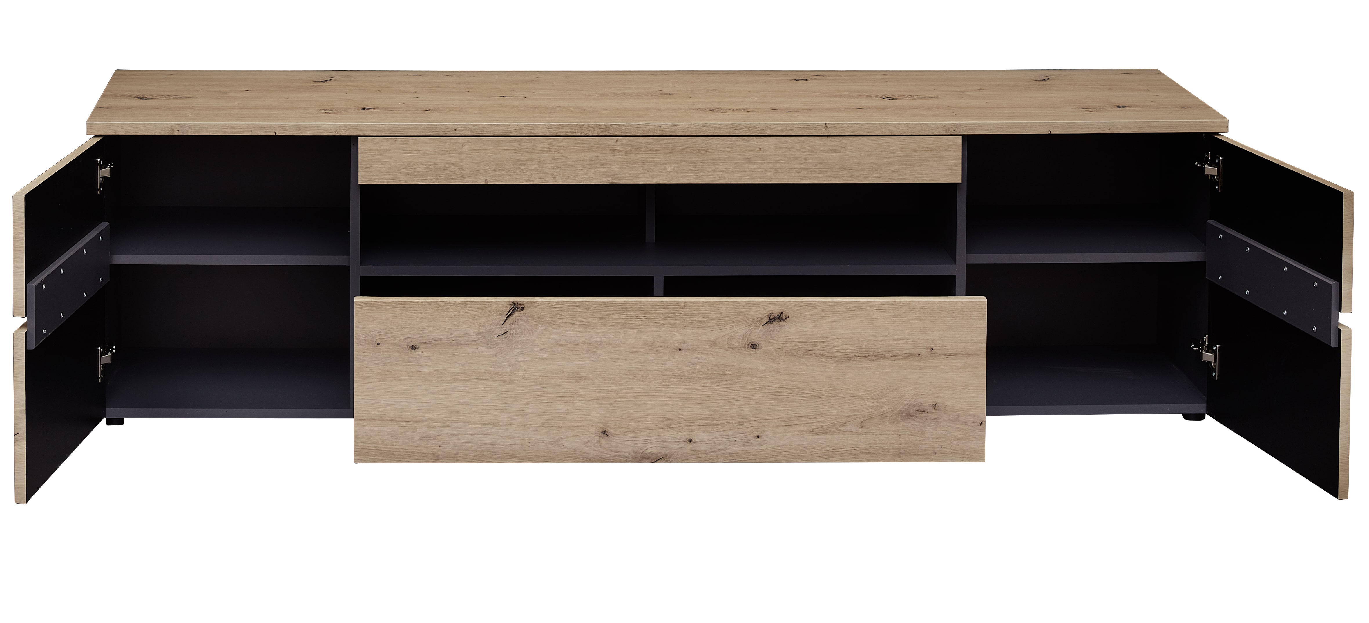 TV-Unterteil, Artisan Eiche Nachbildung - Ilario