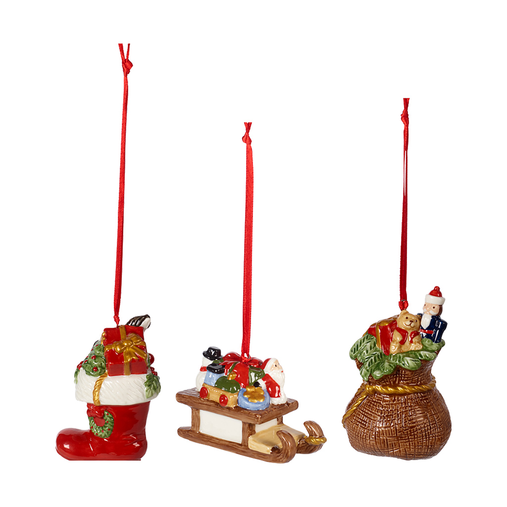 Ornamenteset Geschenke, 3-Tlg. - Nostalgic Ornaments