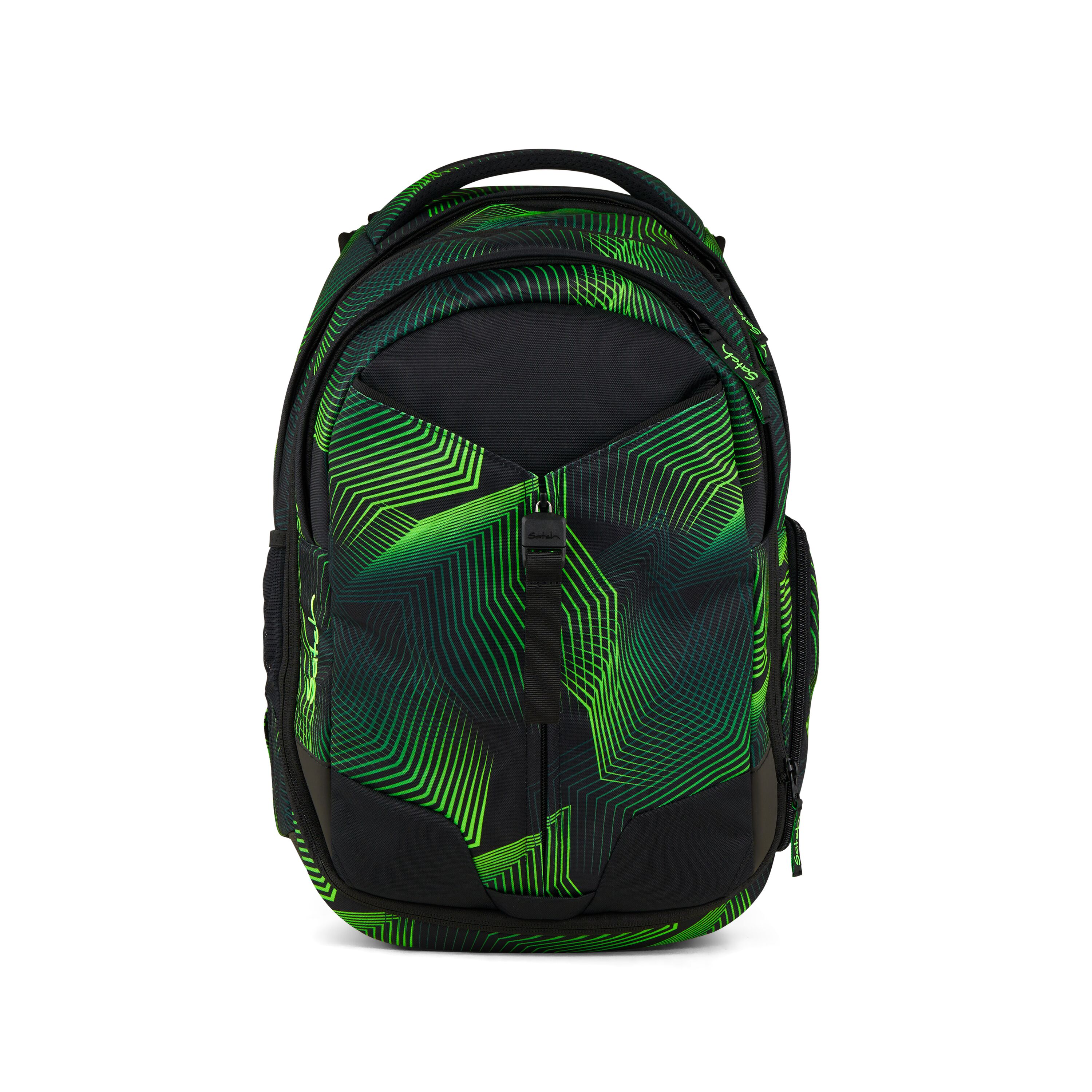 Schulrucksack Seismic Green - Satch Match