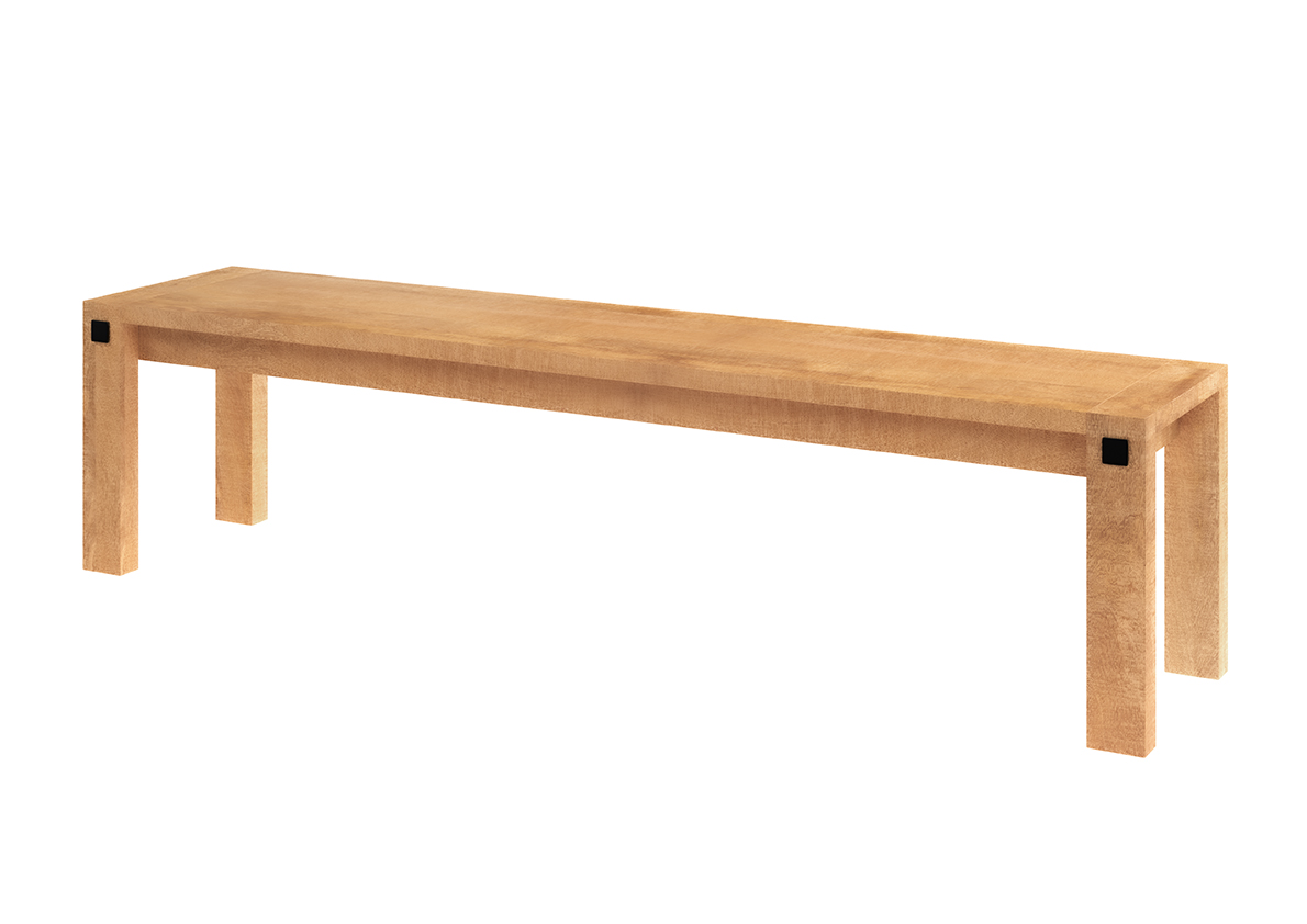 Sitz-Bank, Mangoholz, ca.140cm breit - MyStyle 1010