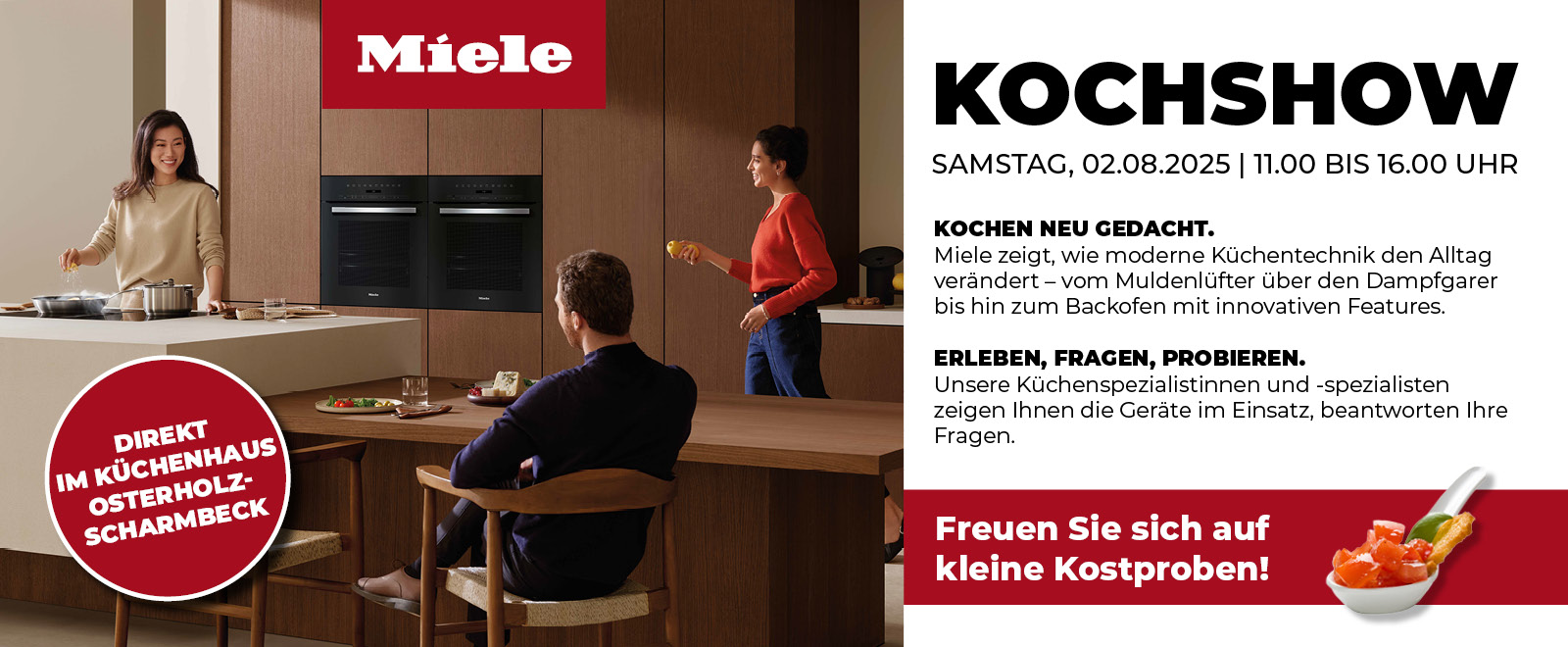 Miele&#x20;Kochshow&#x20;am&#x20;02.&#x20;August&#x20;2025&#x20;in&#x20;Osterholz-Scharmbeck&#x20;&#x2022;&#x20;11&#x20;bis&#x20;16&#x20;Uhr&#x20;mit&#x20;kleinen&#x20;Kostproben