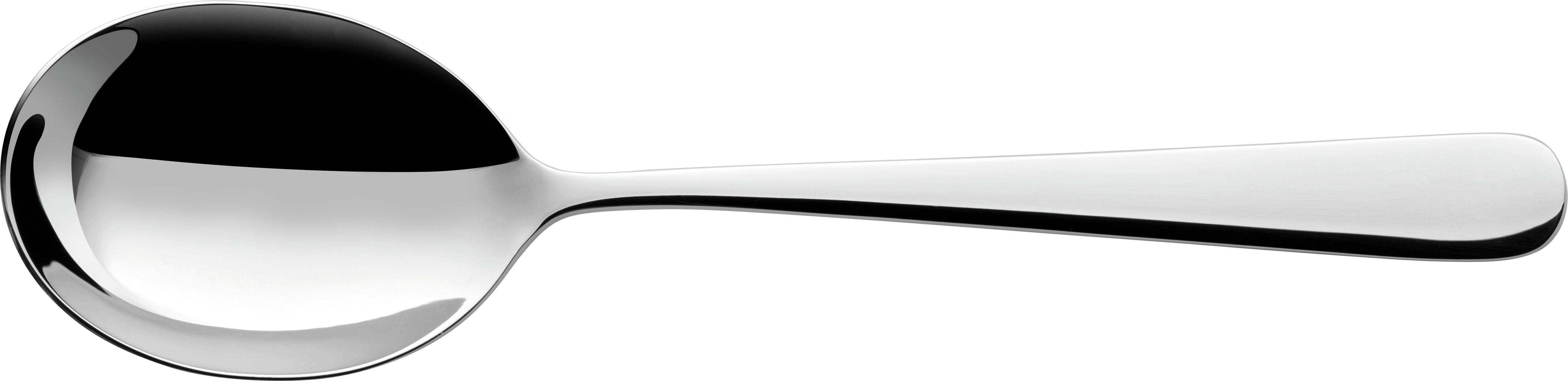 Servierlöffel 22 cm poliert - Swing