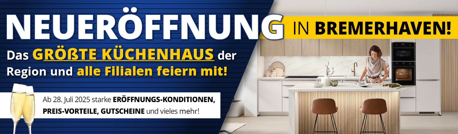 Neueröffnung des Küchenhauses in Bremerhaven • Starke Eröffnungsangebote • Meyerhoff
