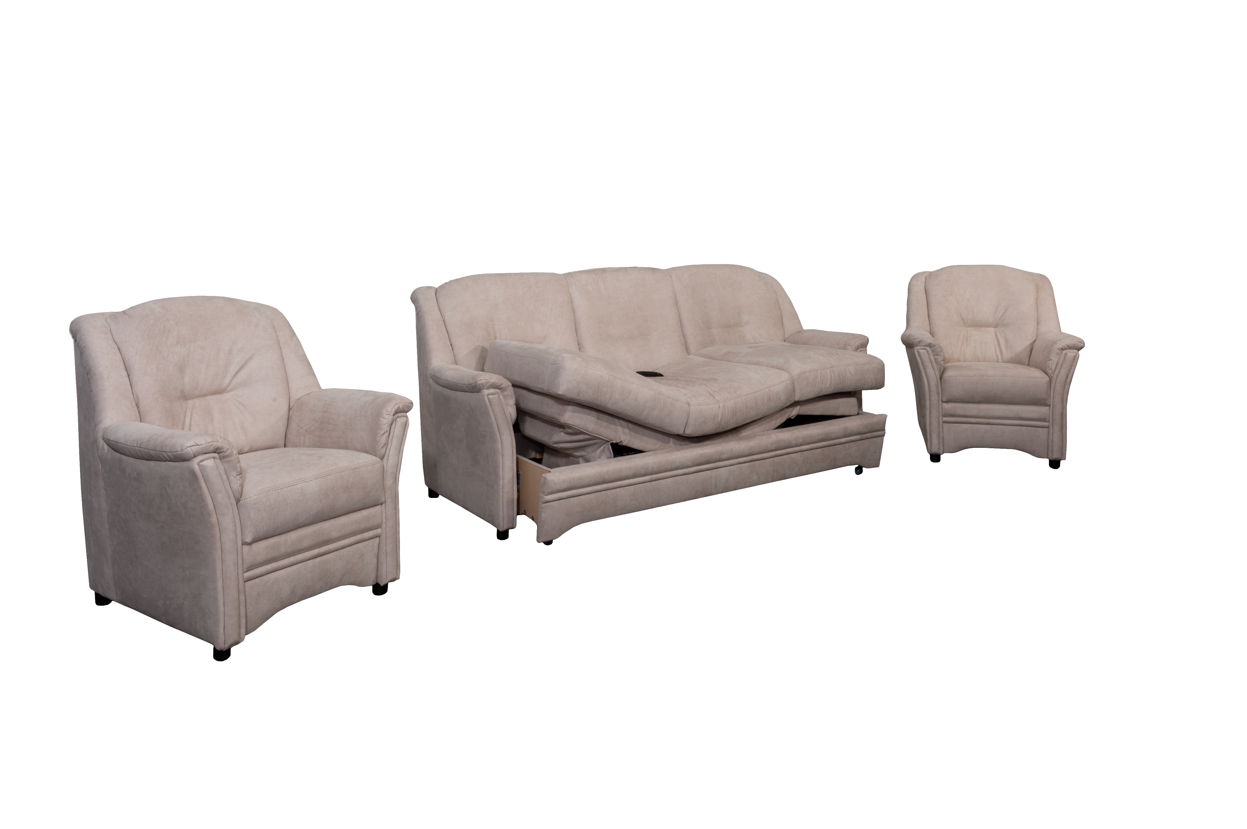 Polstergarnitur, natur - Selecta Vital