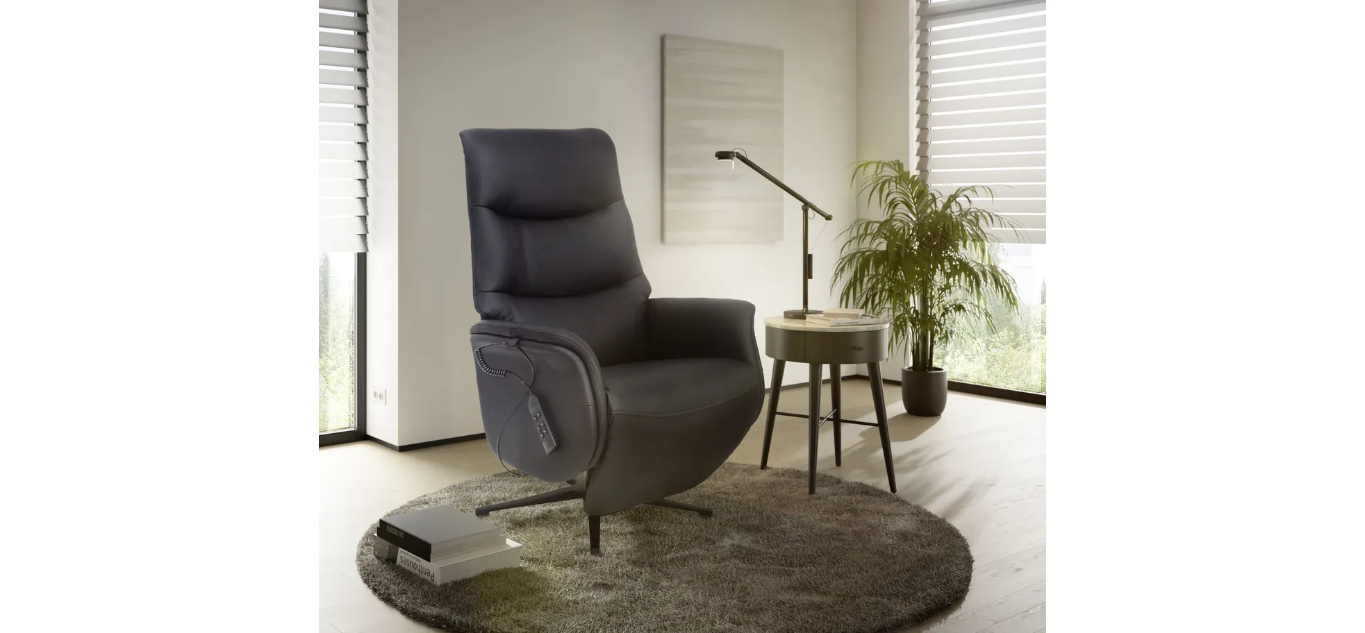 Fernsehsessel, schwarz - Marek