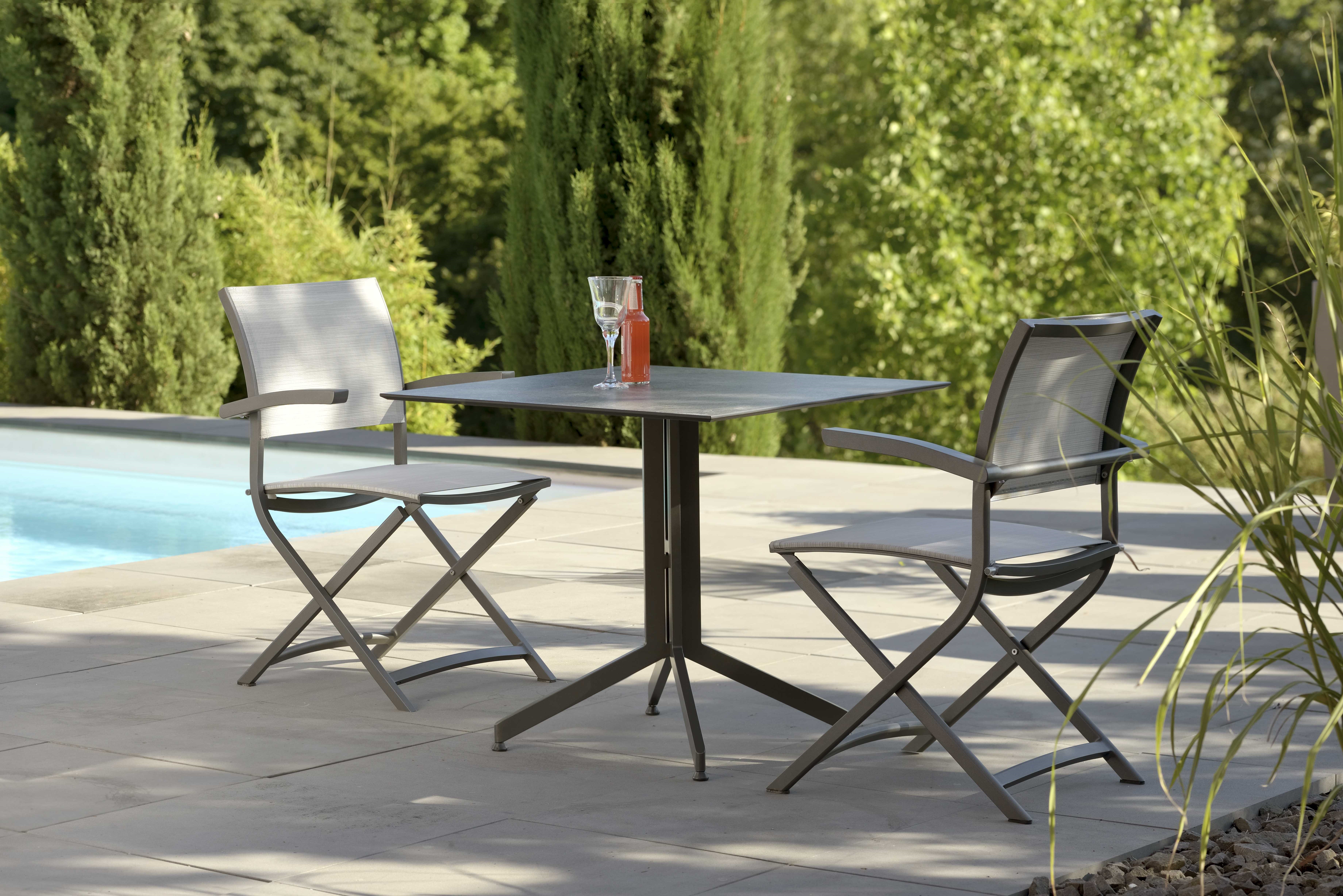 Tischgestell, Stern-Fuß, Alu, abklappbar - TISCHSYSTEM