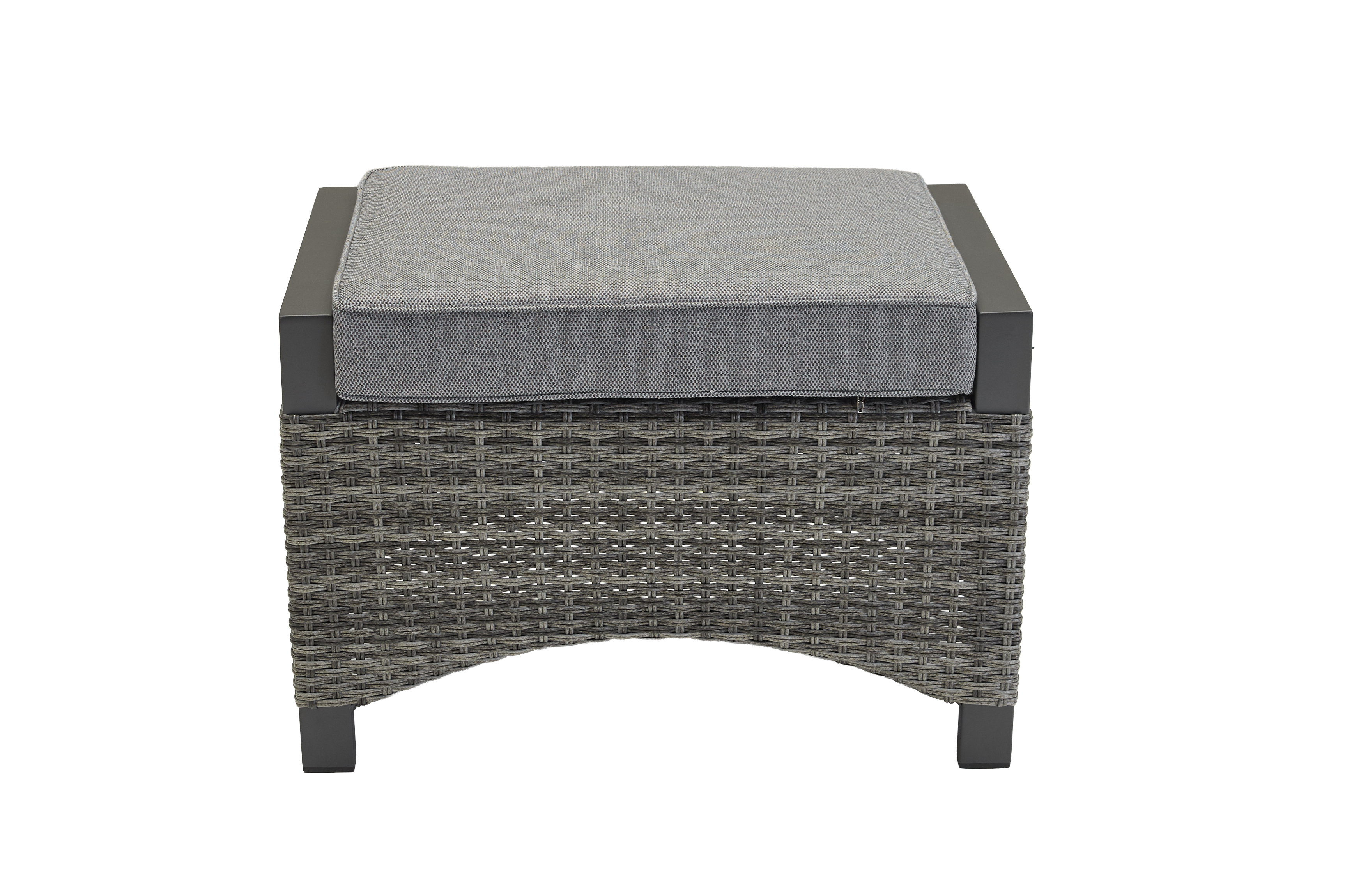 Living Hocker, Geflecht anthrazit - Keramo-Vivera