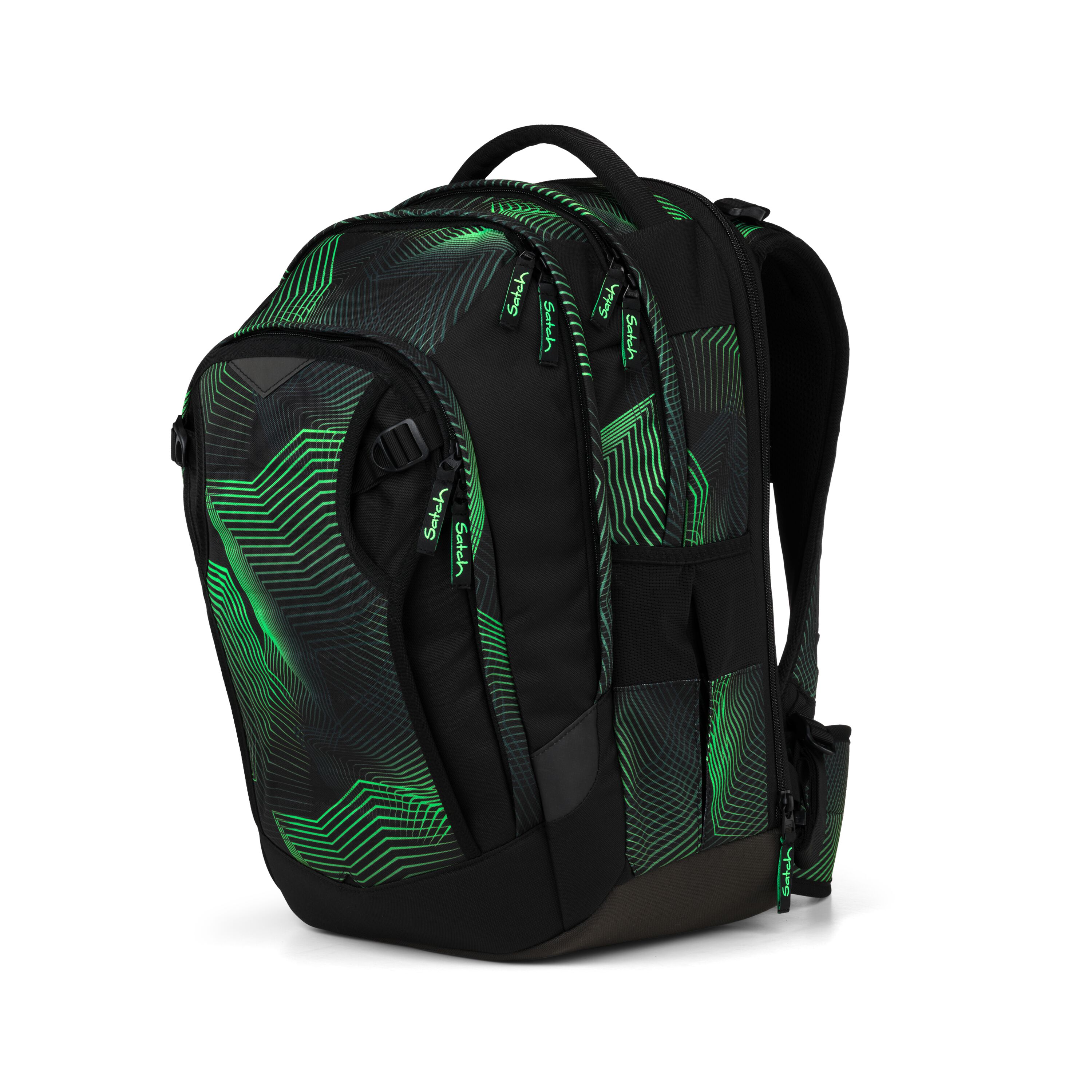 Satch Schulrucksack Seismic Green - Match Plus